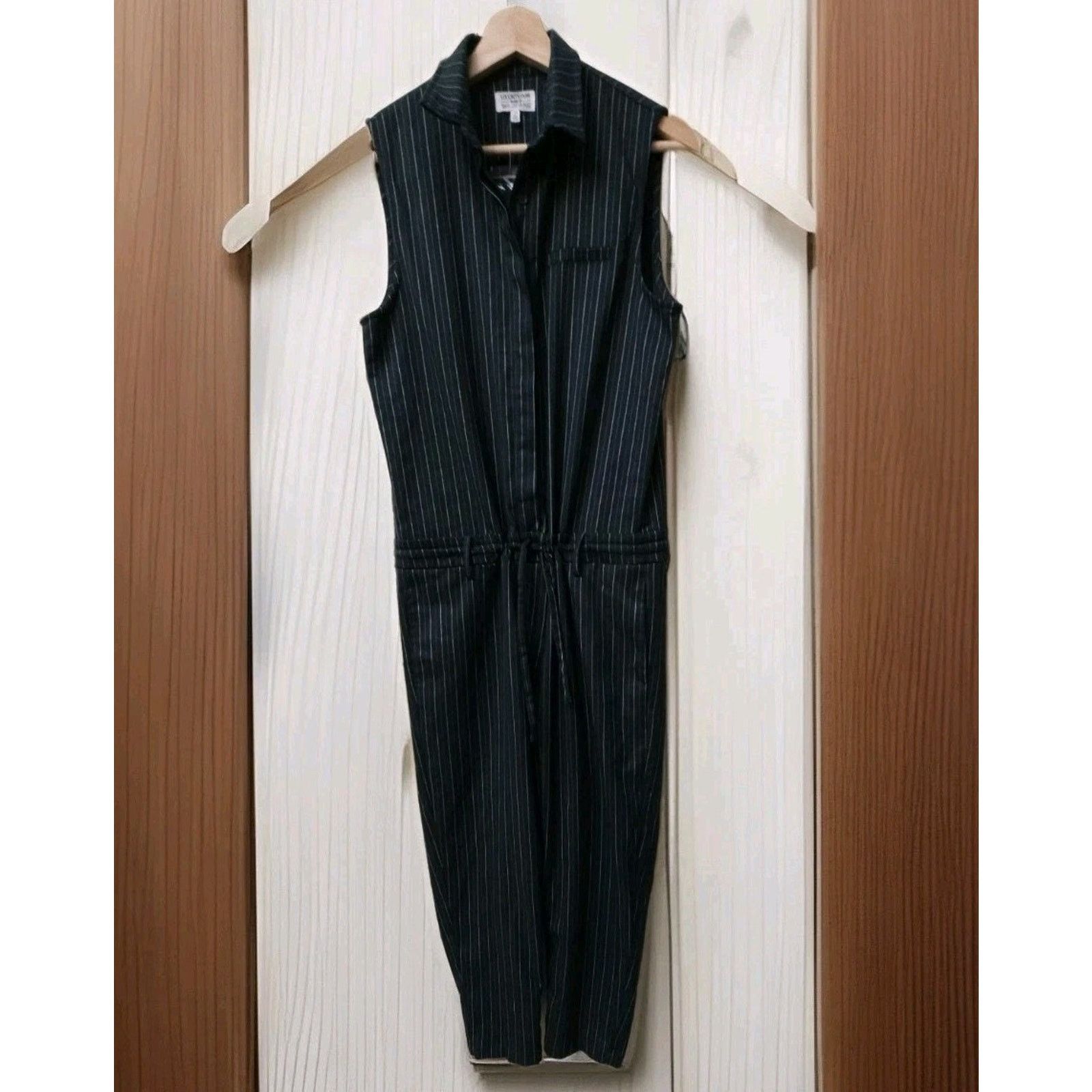 Wildfang Wildfang× LuccaCouture Striped Sleeveless XS Jumpsuit $180 Size 26" / US 2 / IT 38 - 3 Thumbnail