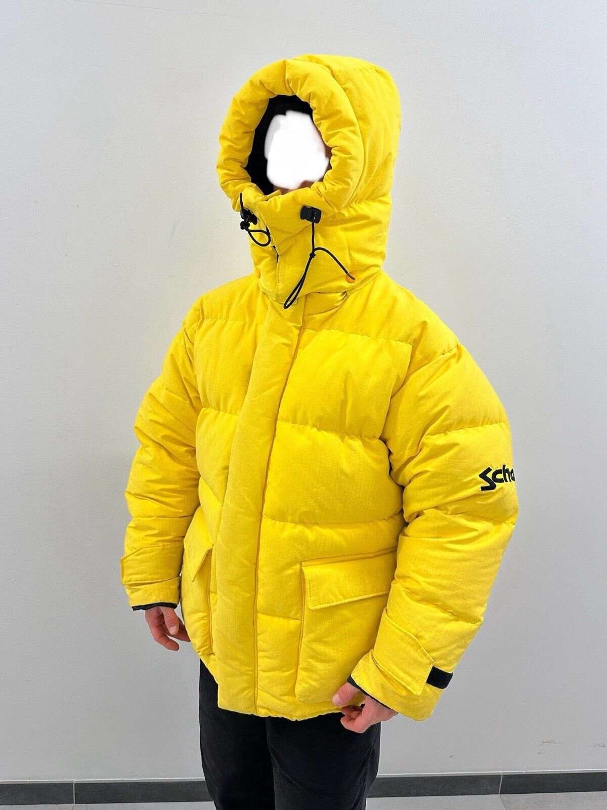 Schott Vintage 1990s 90s Yellow Puffer Down Jacket Schott NYC Men Size US S / EU 44-46 / 1 - 2 Thumbnail