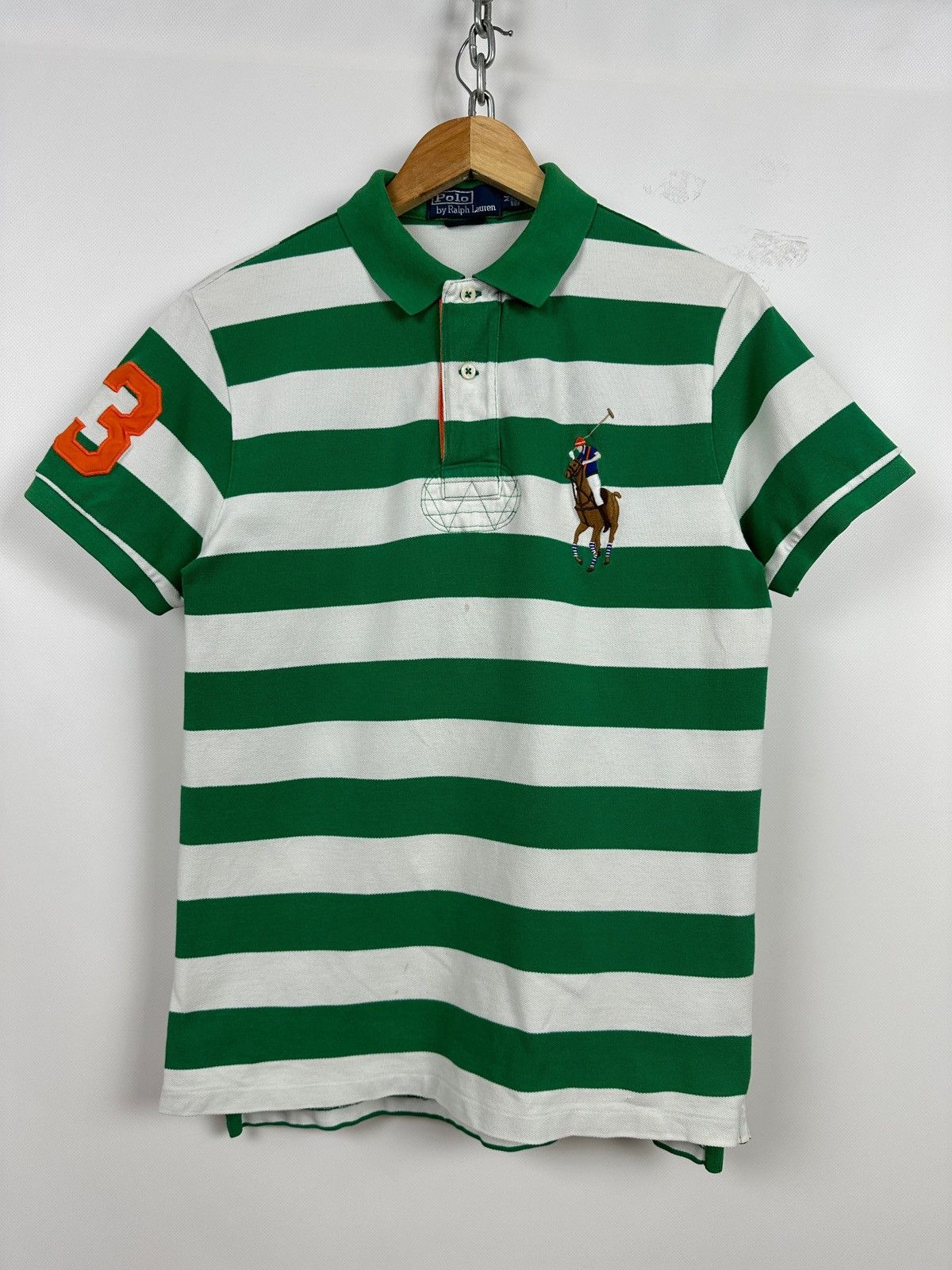 Polo Ralph Lauren Vintage Polo Ralph Lauren #3 Striped Y2K Chief Keef Size US S / EU 44-46 / 1 - 1 Thumbnail