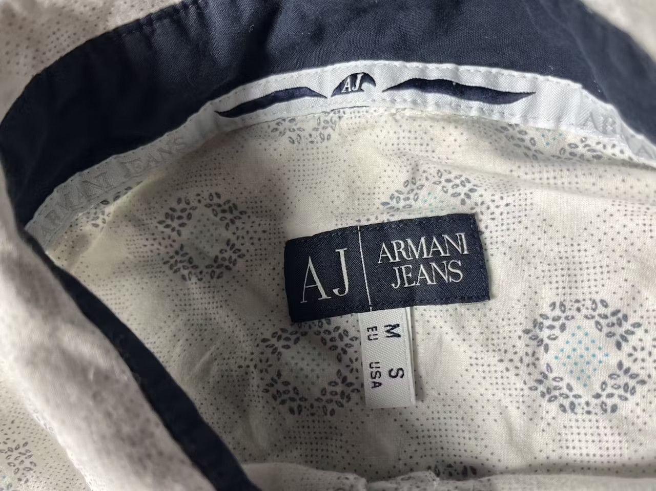 Armani Armani jeans shirt multi logo size Medium Size US M / EU 48-50 / 2 - 3 Thumbnail