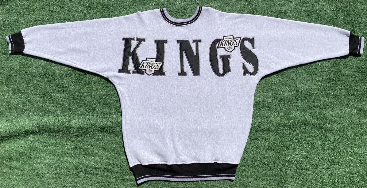Vintage VTG 90’s NHL Los Angles LA Kings Stitched Sweatshirt Mens XL Size US XL / EU 56 / 4 - 2 Thumbnail