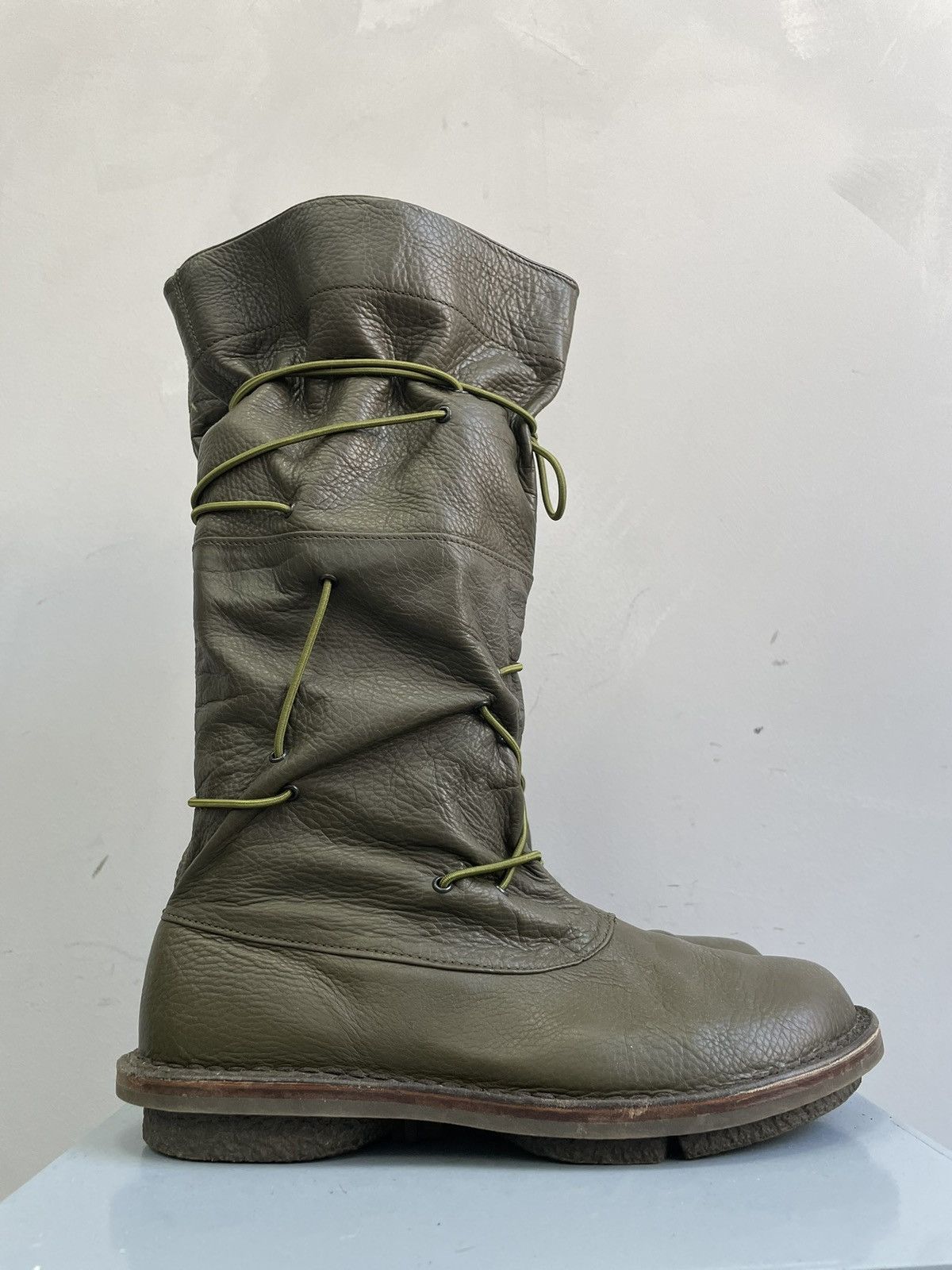 Trippen Rare rick owens style Trippen high moto boots y2k leather Size US 7.5 / EU 40-41 - 2 Thumbnail
