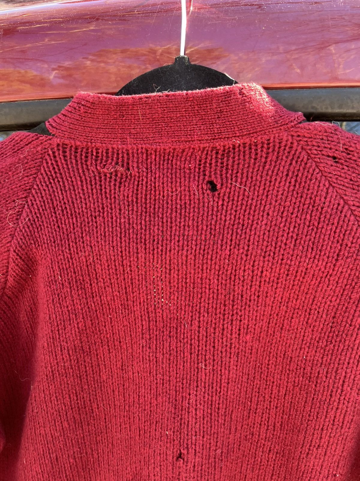 Vintage 1960’s Palle di Moda Vintage Wool Suede Checkered Cardigan Size US L / EU 52-54 / 3 - 10 Thumbnail