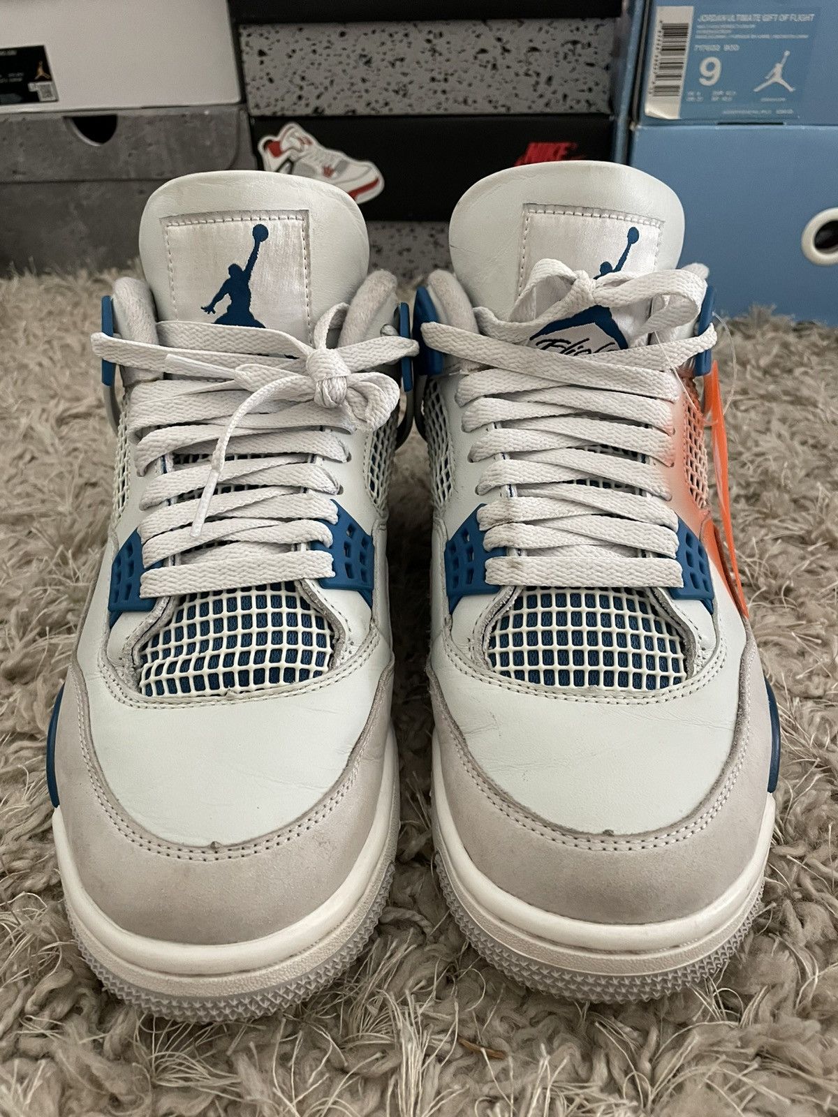 Jordan Brand Jordan 4 Military Blue Size US 8.5 / EU 41-42 - 5 Thumbnail