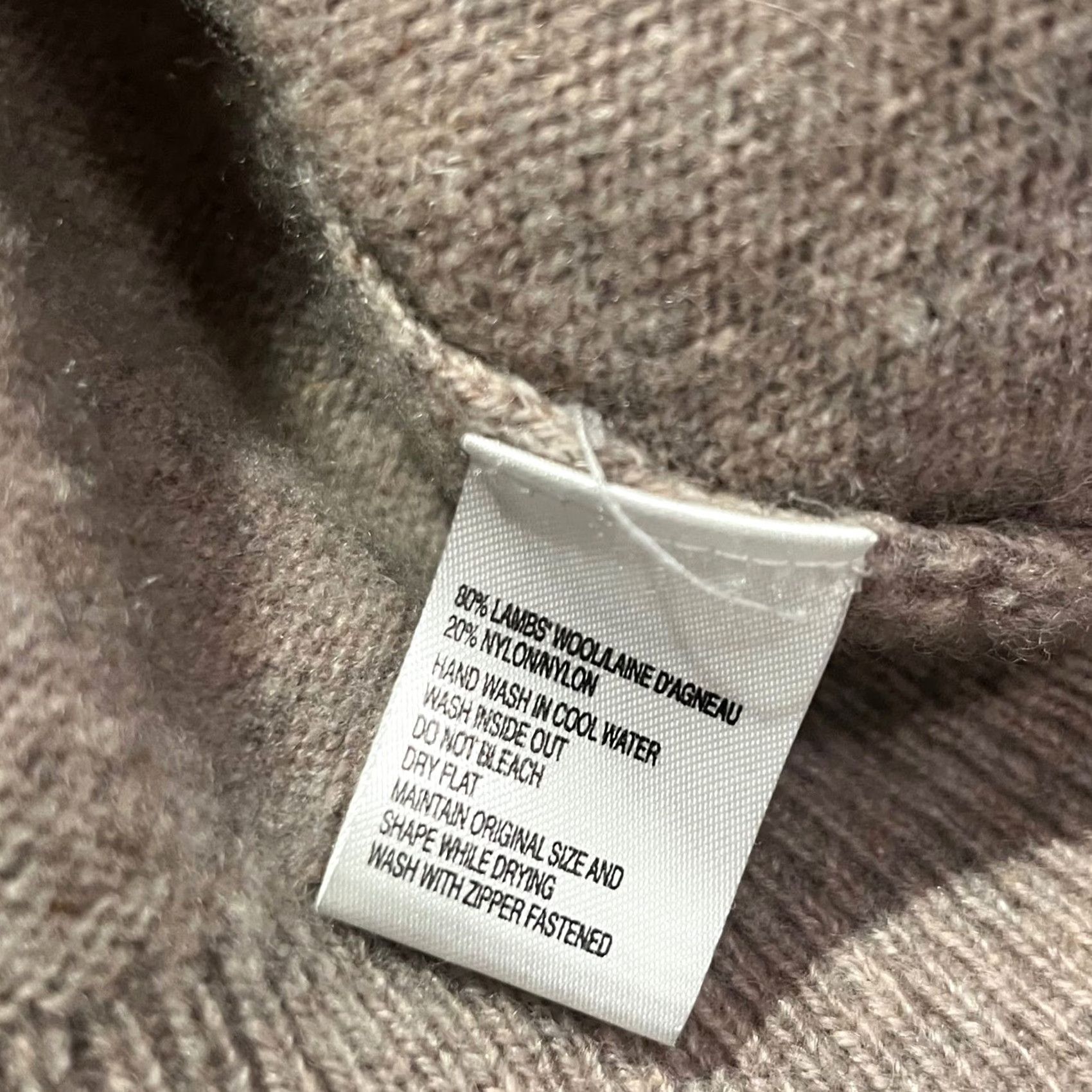 Vintage Black Brown 1826 Mens XL Pullover Sweater Mock Neck Wool Knit Brown 1 Zip 4 Zip Casual Business Size US XL / EU 56 / 4 - 4 Thumbnail