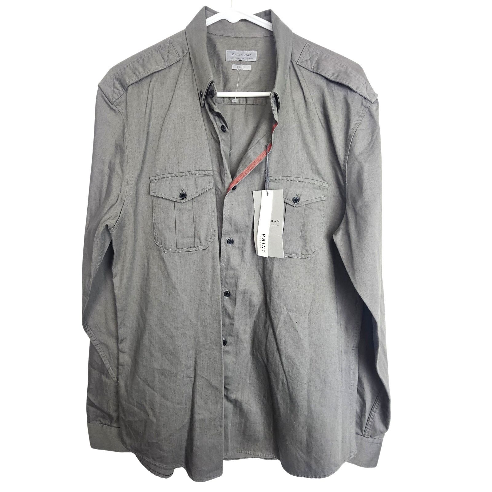 Zara Zara Grunge Graphic Print Stop Looking For Answers Shirt L Size US L / EU 52-54 / 3 - 2 Thumbnail