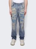 Givenchy o1mle0226 Denim Jeans In Rip And Repair in Blue Size US 36 / EU 52 - 3 Thumbnail