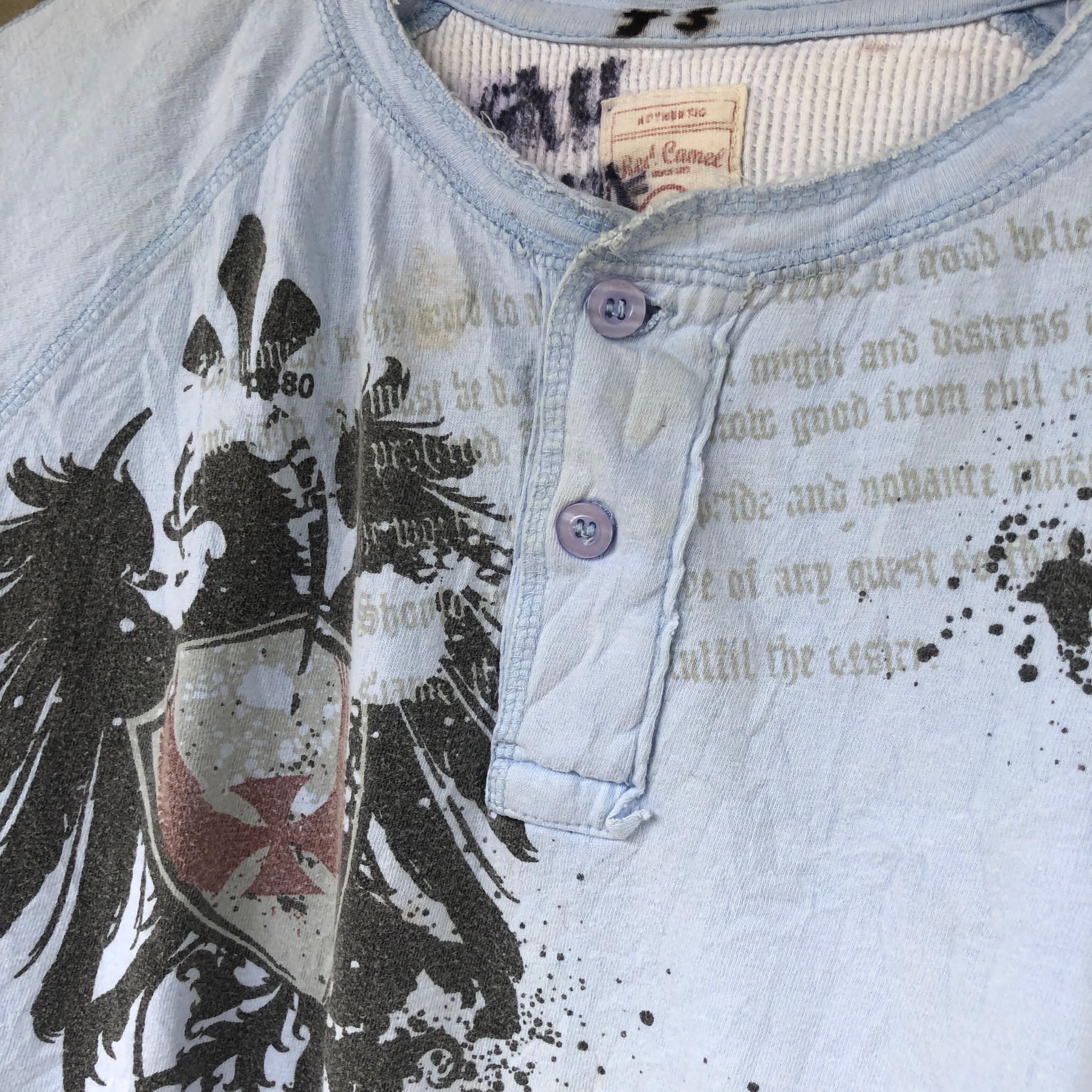 If Six Was Nine × Japanese Brand × Le Grande Bleu (L.G.B.) Y2k Poem Long sleeve Size US XL / EU 56 / 4 - 6 Thumbnail