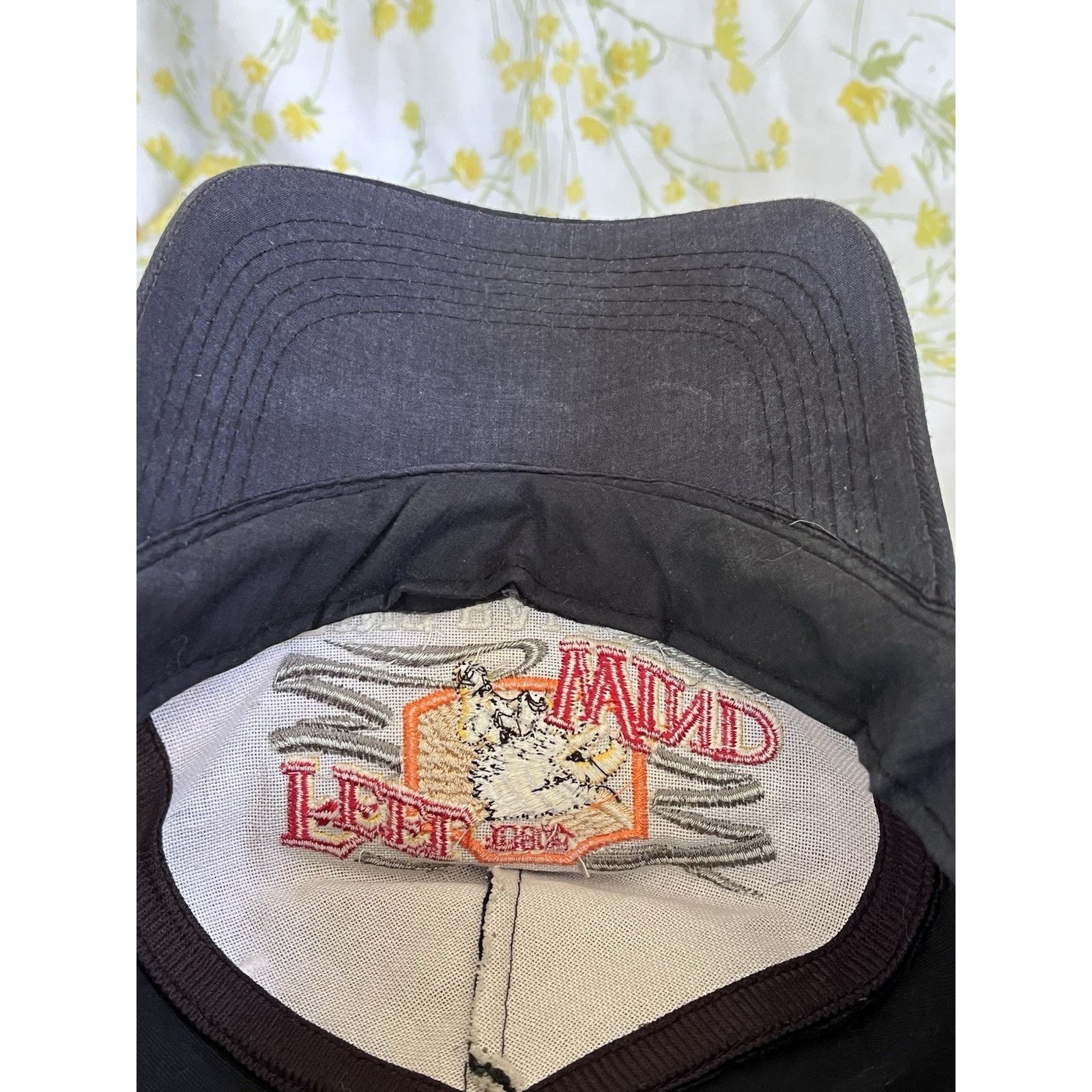 Vintage VTG 2000 Feel the Wind Bike Week Hat Myrtle Beach SnapBack Size ONE SIZE - 7 Thumbnail