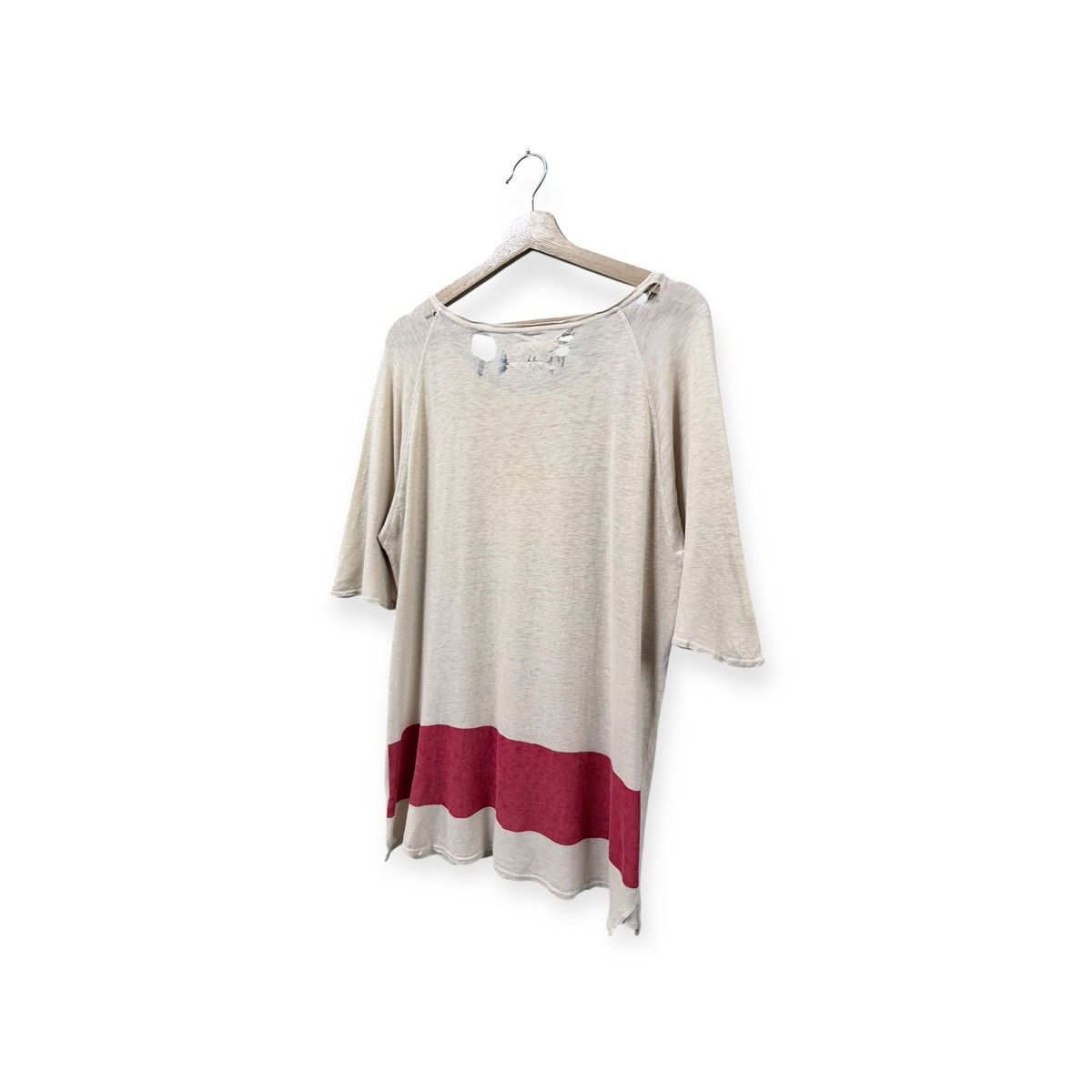 Kapital Kapital Oversized Single Pocket Ripped Disstresed Tee Size US M / EU 48-50 / 2 - 12 Thumbnail