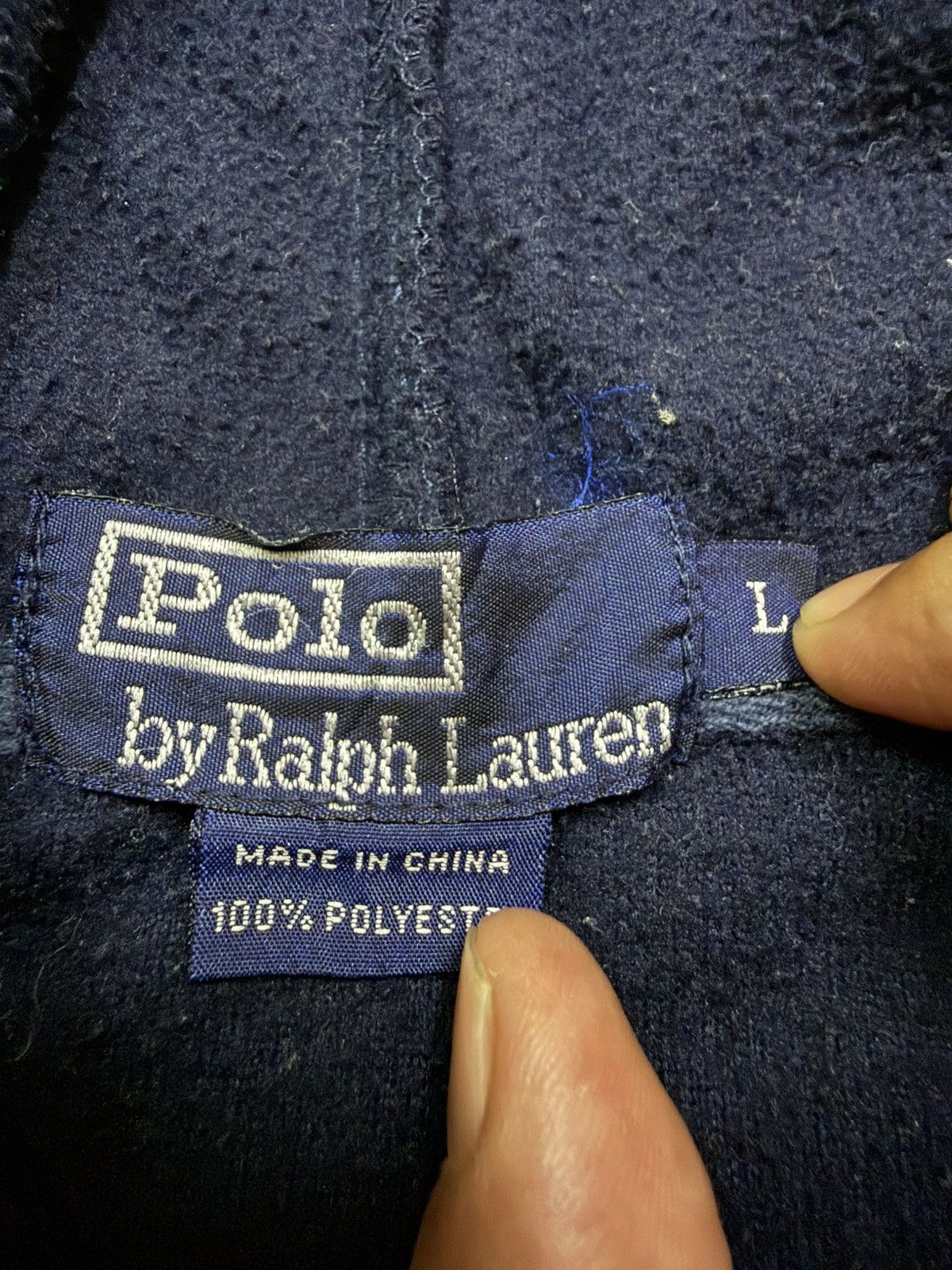Polo Ralph Lauren Vintage Polo Ralph Lauren Small Pony Fleece Zip Up Sweater Size US XL / EU 56 / 4 - 9 Thumbnail
