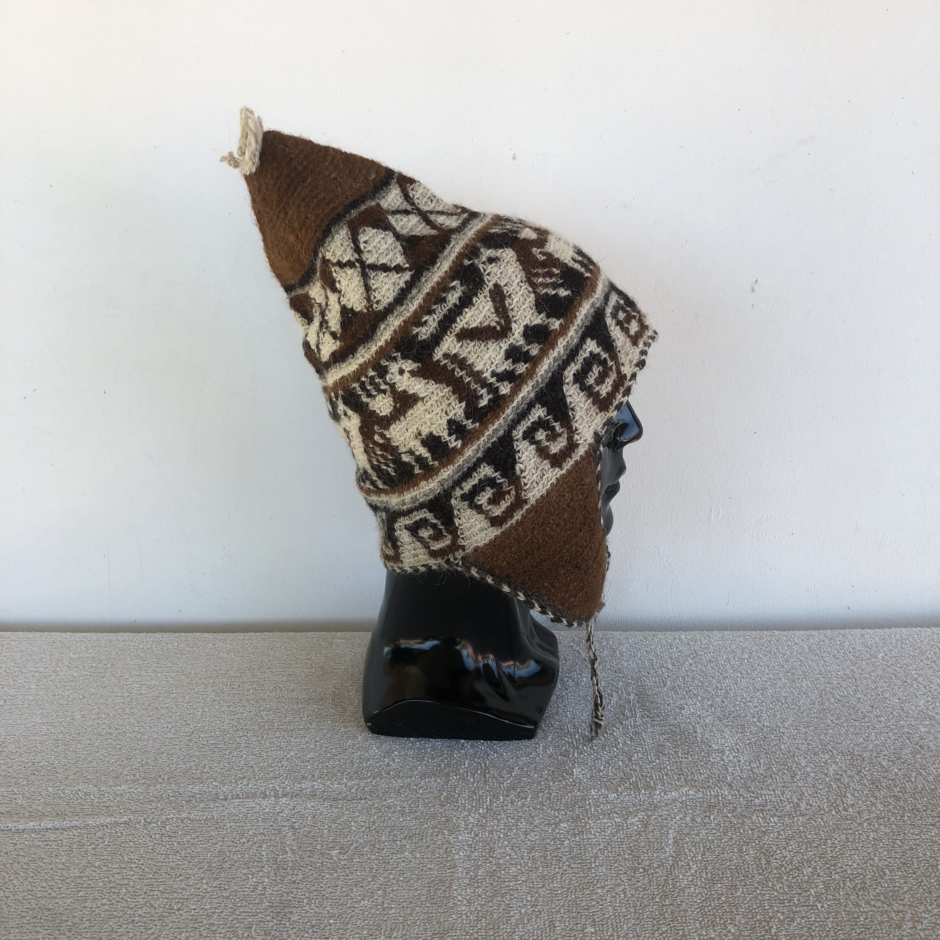 Japanese Brand Vintage Alpaca Earflap Beanie Snow Caps Hats Size ONE SIZE - 3 Thumbnail