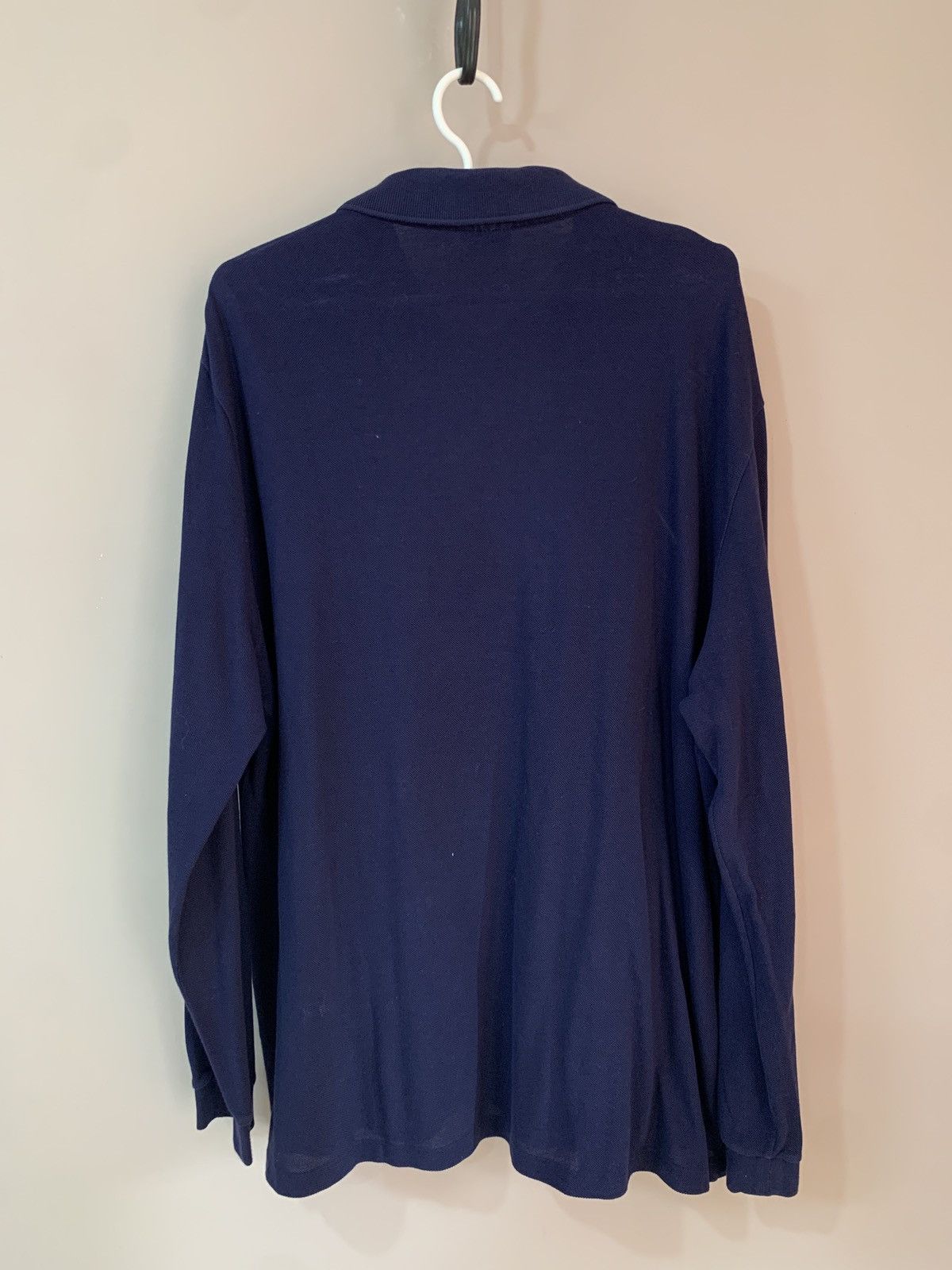 Lacoste Lacoste Long Sleeve Polo Shirt Cotton Blue Size XXL Size US XXL / EU 58 / 5 - 2 Thumbnail