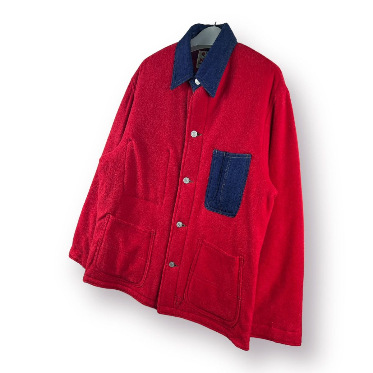 Blue Blue Japan 🔥 POKHARA by H.R. MARKET WOOL CHORE JACKET - S Size US S / EU 44-46 / 1 - 2 Thumbnail