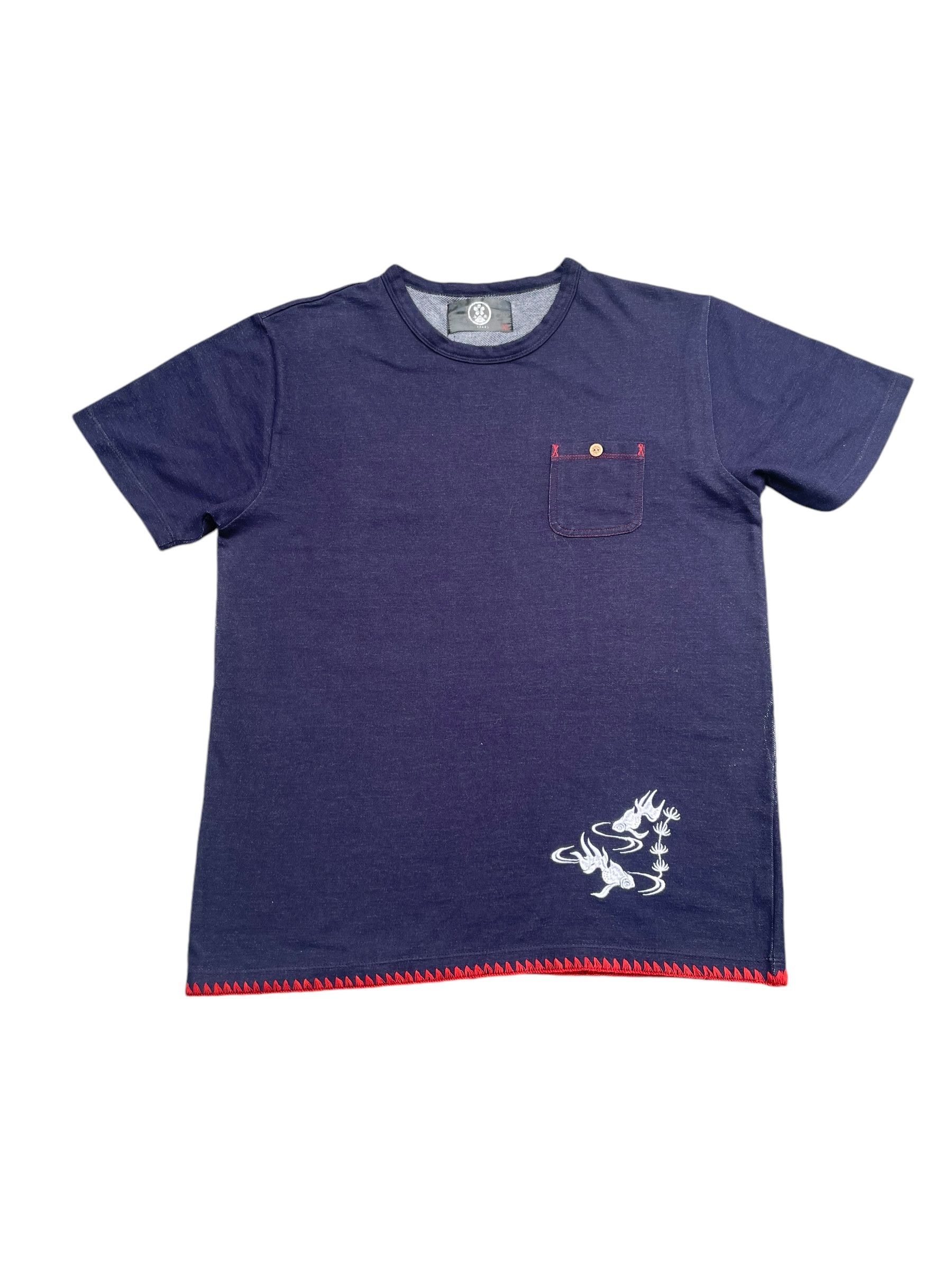 Japanese Brand Akaru Sukajan Fish Koi Tshirt Size US L / EU 52-54 / 3 - 1 Thumbnail
