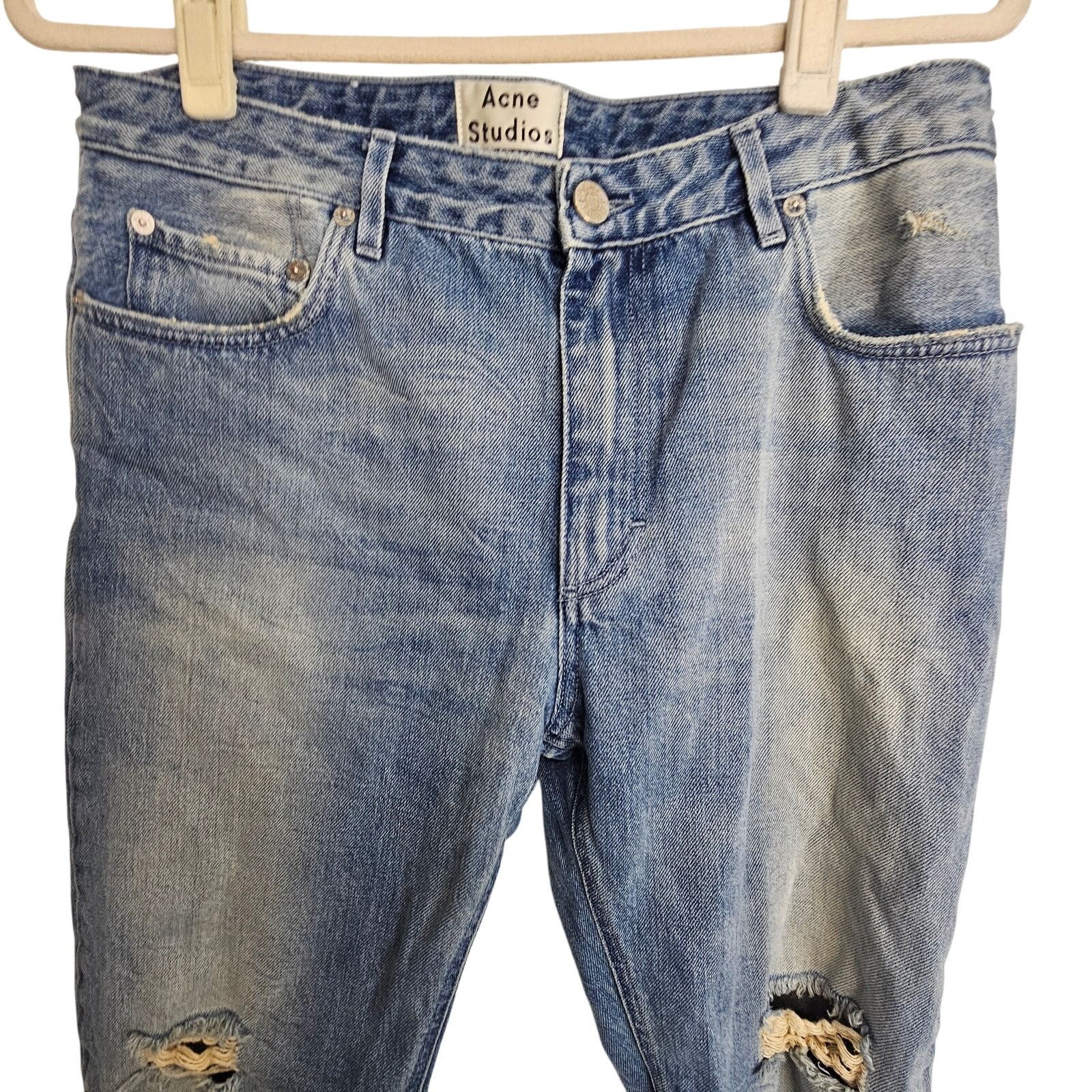 Acne Studios Acne Studios Womens Pop Trash Distressed Jeans 38 US 29/30 Size 31" - 2 Thumbnail