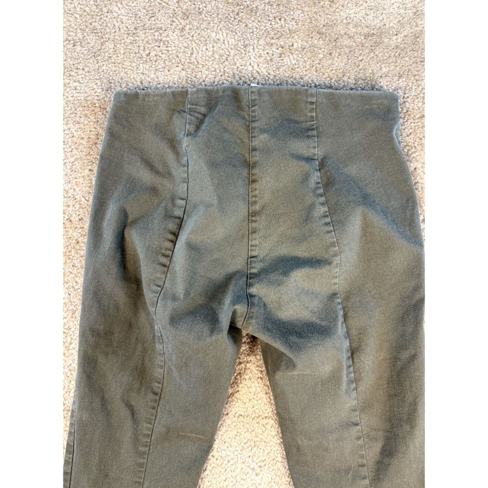 H&M H M Womens Pants Green Size 14 Ankle Pull on Skinny Y2K Size 36" / US 14 / IT 50 - 7 Thumbnail
