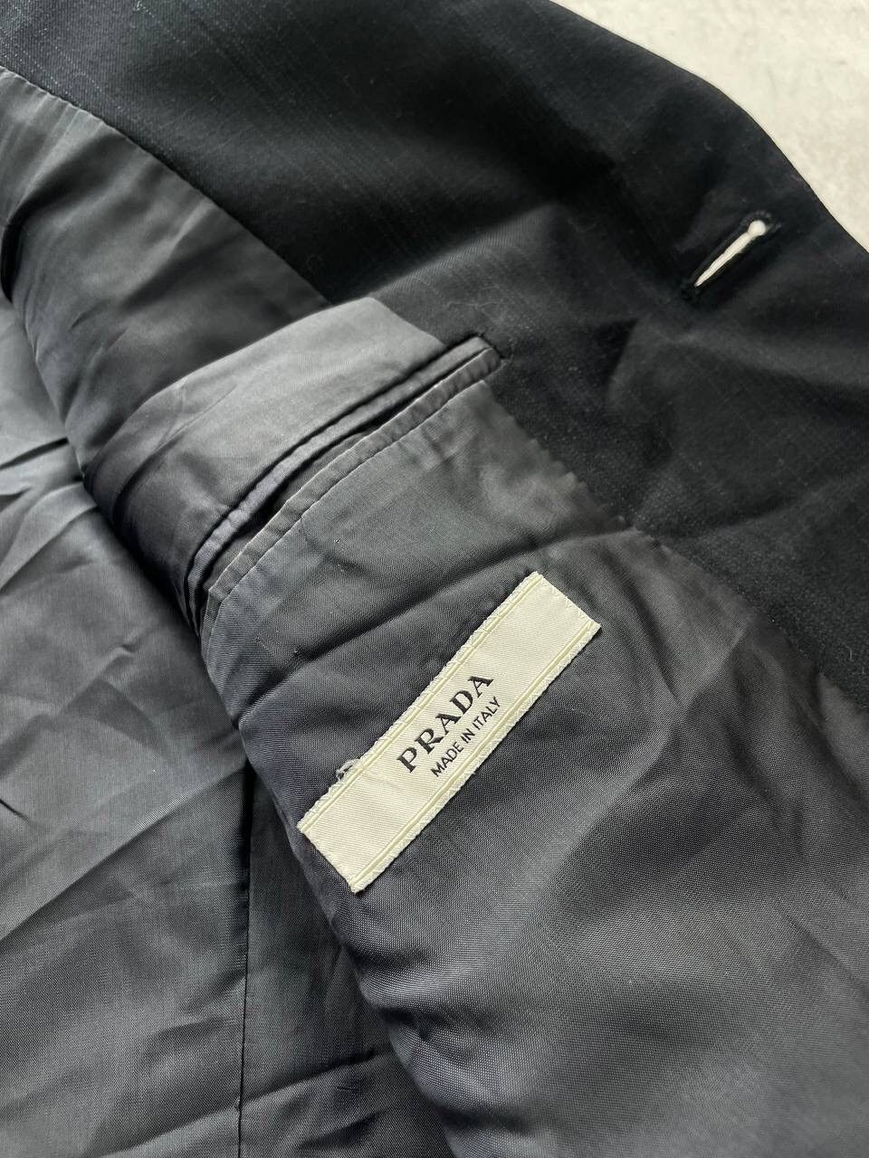 Japanese Brand × Prada × Vintage Vintage Prada Wool Blazer Coat Jacket Y2K Size 48R - 5 Thumbnail
