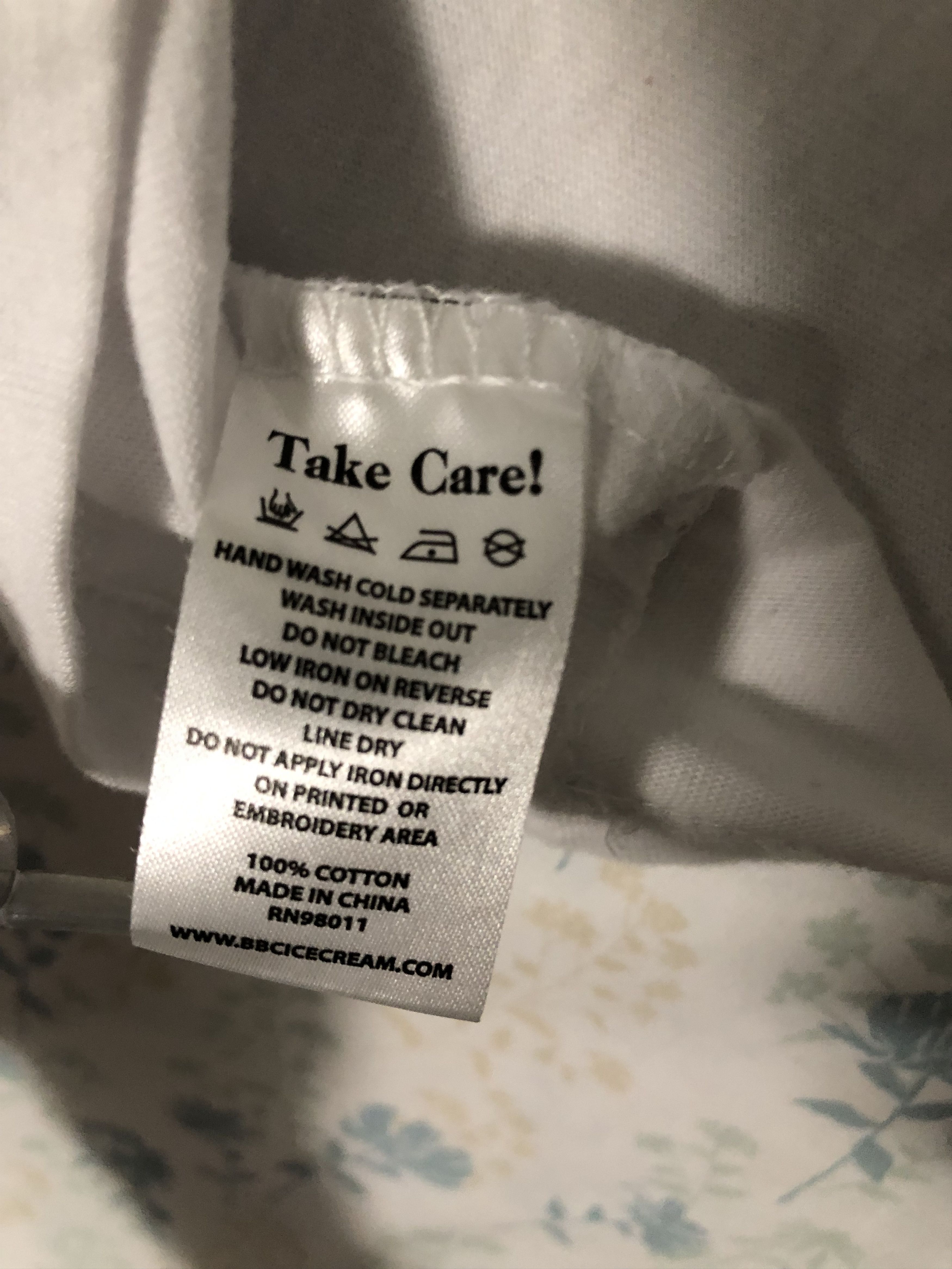 Icecream Icecream Count ‘Em Long Sleeve Tee Shirt White - Medium Size US M / EU 48-50 / 2 - 9 Thumbnail