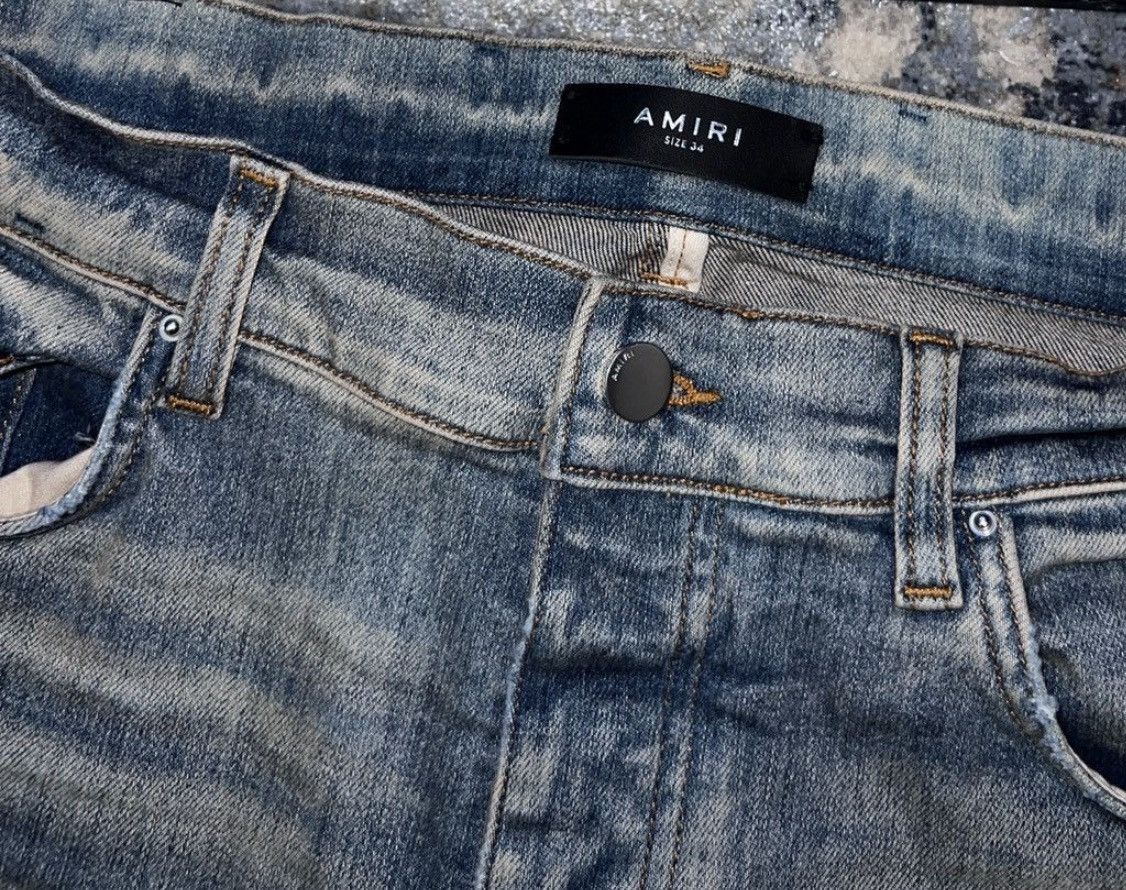 Amiri Amiri bandana denim patch mx1 jeans Size US 33 - 10 Thumbnail