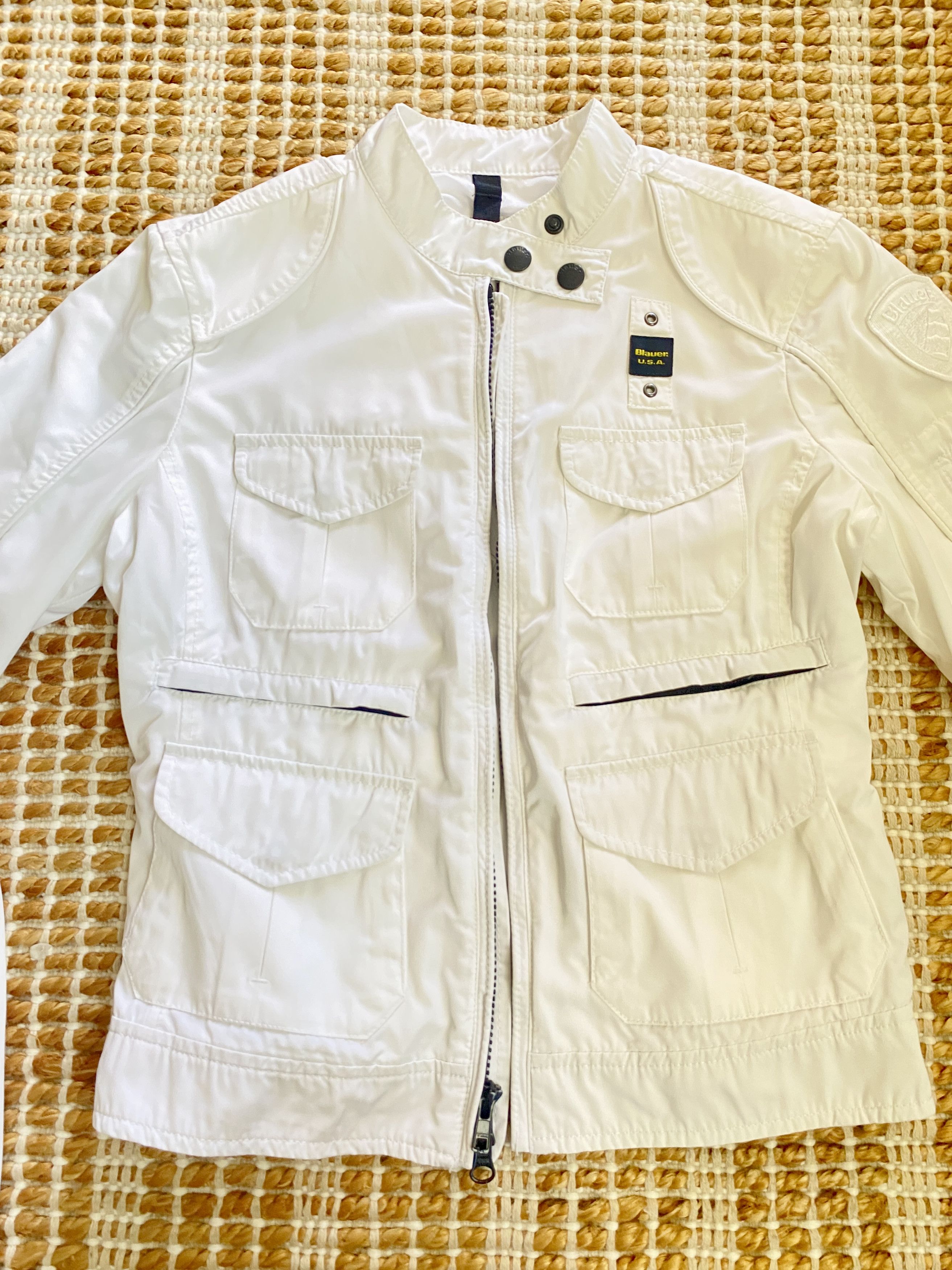 Other Authentic Blauer USA Women’s Lightweight White Jacket Size S / US 4 / IT 40 - 3 Thumbnail