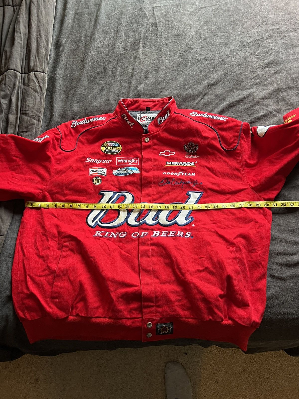 Budweiser × Jeff Hamilton Budweiser NASCAR race jacket by Jeff Hamilton Size US XXL / EU 58 / 5 - 4 Thumbnail