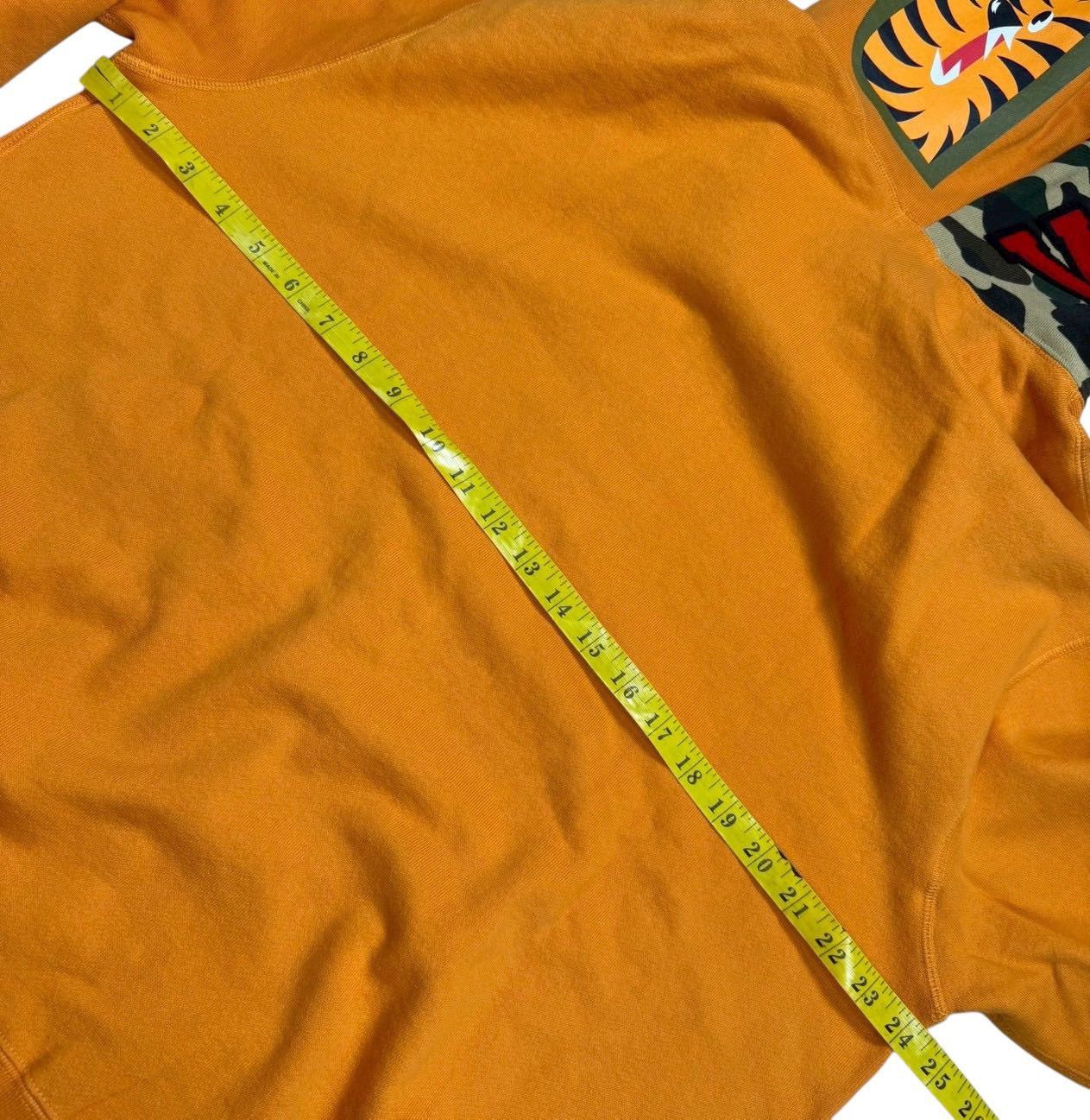 Bape BAPE Shark Full Zip Hoodie Orange Size US L / EU 52-54 / 3 - 5 Thumbnail
