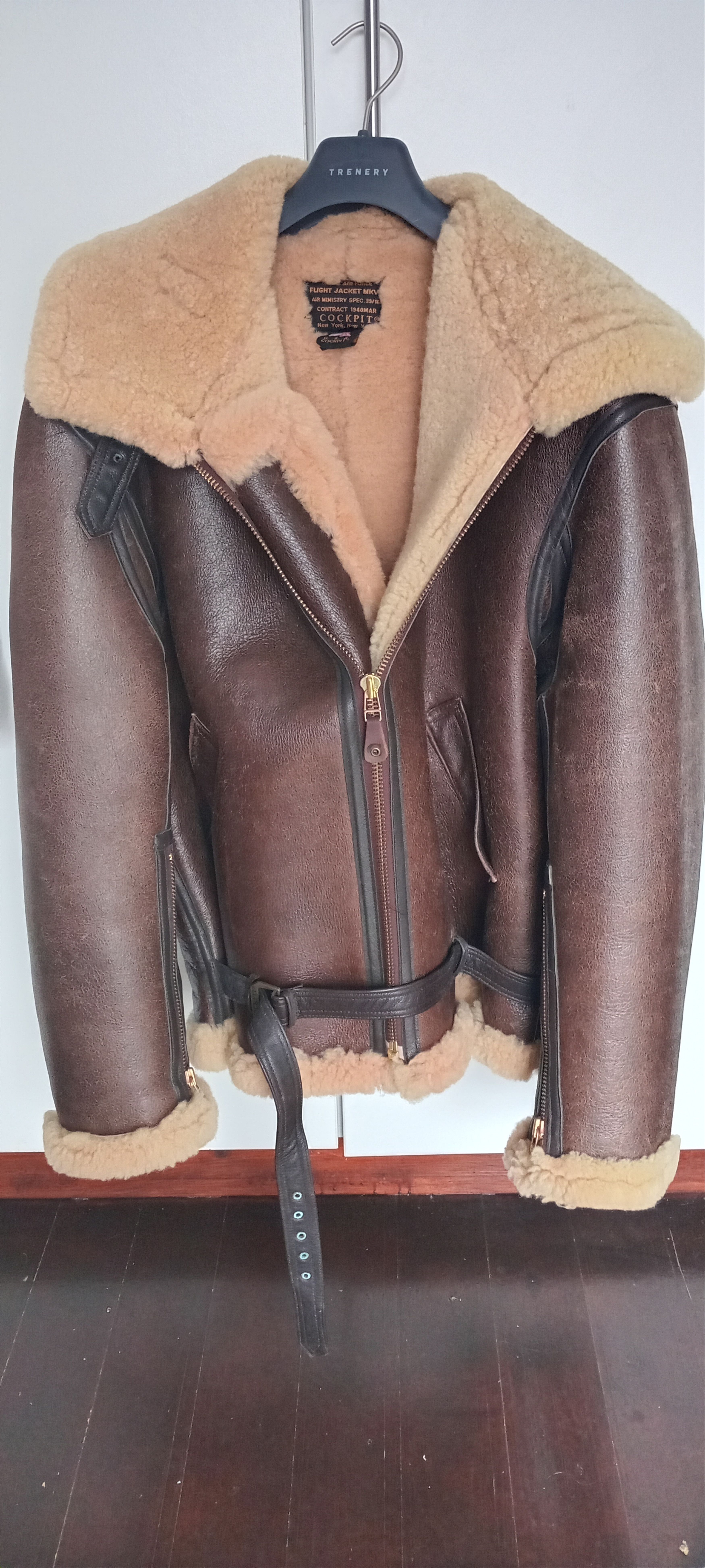 USA Cockpit Leather Flight Jacket