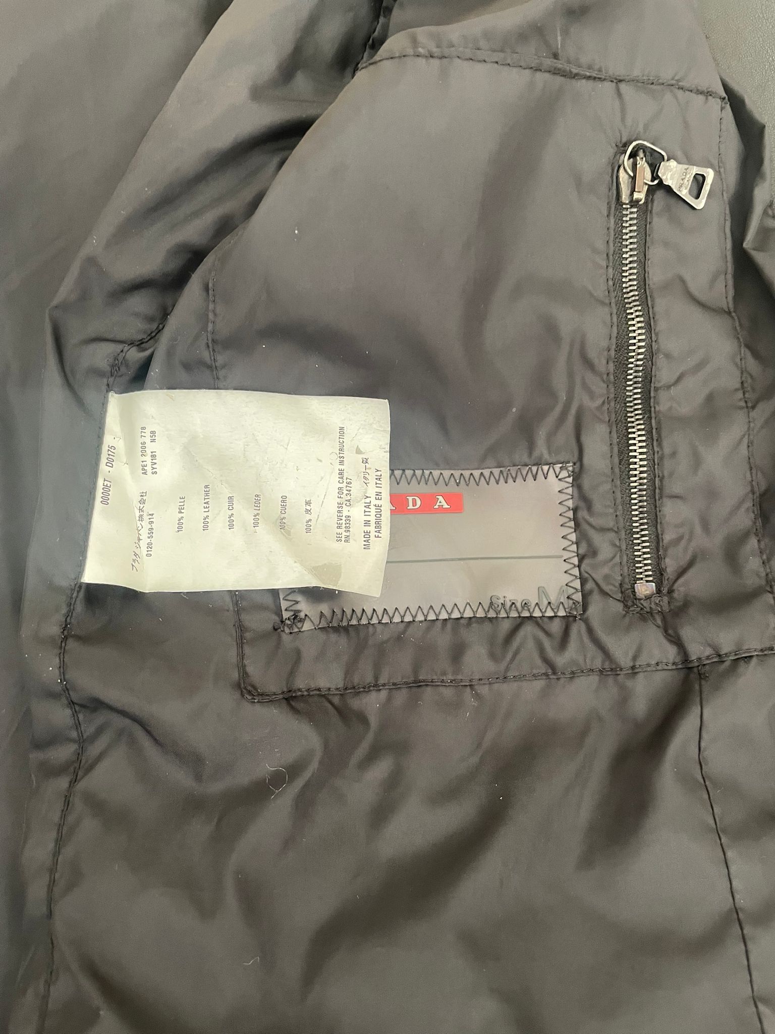 Prada PRADA MILITARY NAPPA LEATHER FIELD JACKET - ART. SYV181 - Size US L / EU 52-54 / 3 - 4 Thumbnail