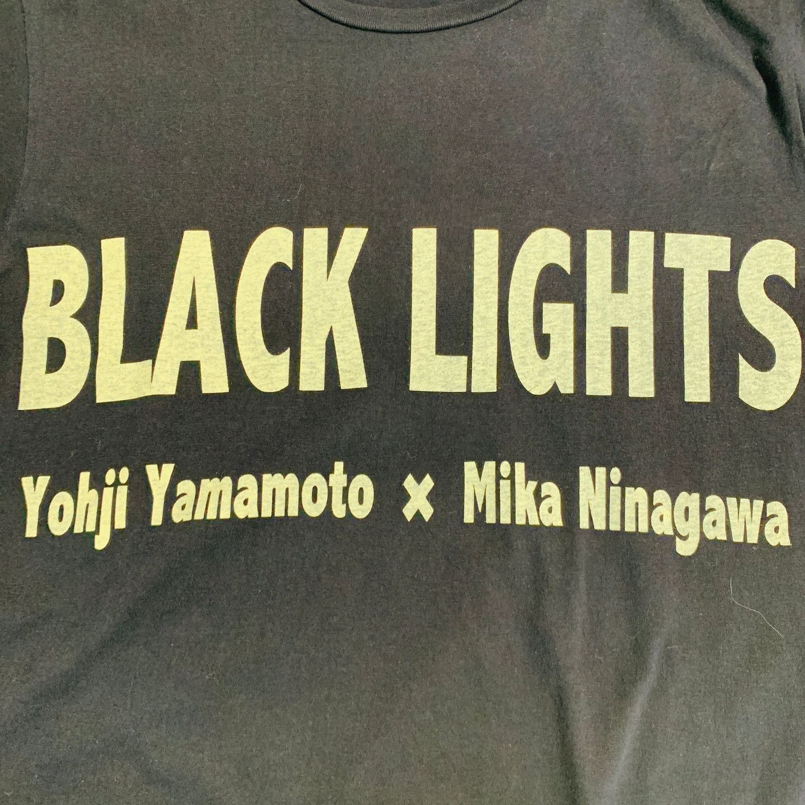 Yohji Yamamoto YOHJI YAMAMOTO Size M Navy White Logo Cotton T-shirt Size US M / EU 48-50 / 2 - 2 Thumbnail