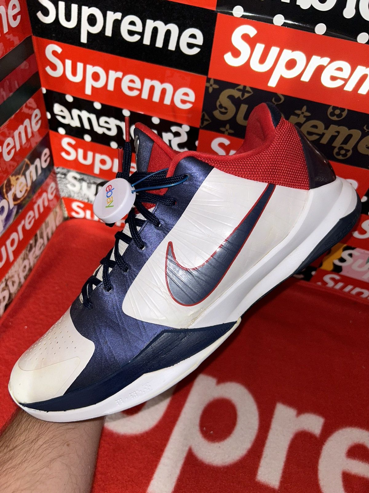 Nike Nike Zoom Kobe 5 USA 386429-103 size 12.5 2010 release Size US 12.5 / EU 45-46 - 7 Thumbnail