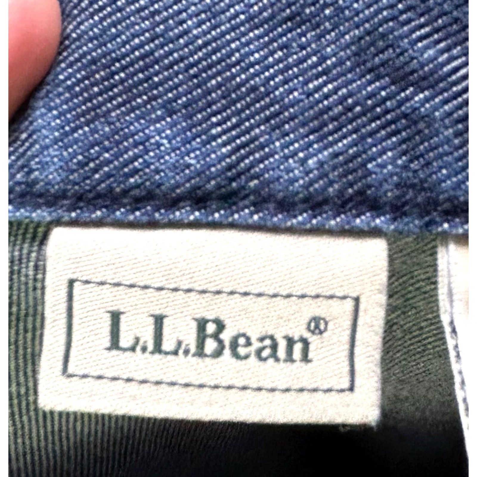Vintage VINTAGE L.L. Bean Skirt Denim Jean Pleated Long Women 16P Blue Modest 90s Preppy Size 38" / US 16 / IT 52 - 6 Thumbnail