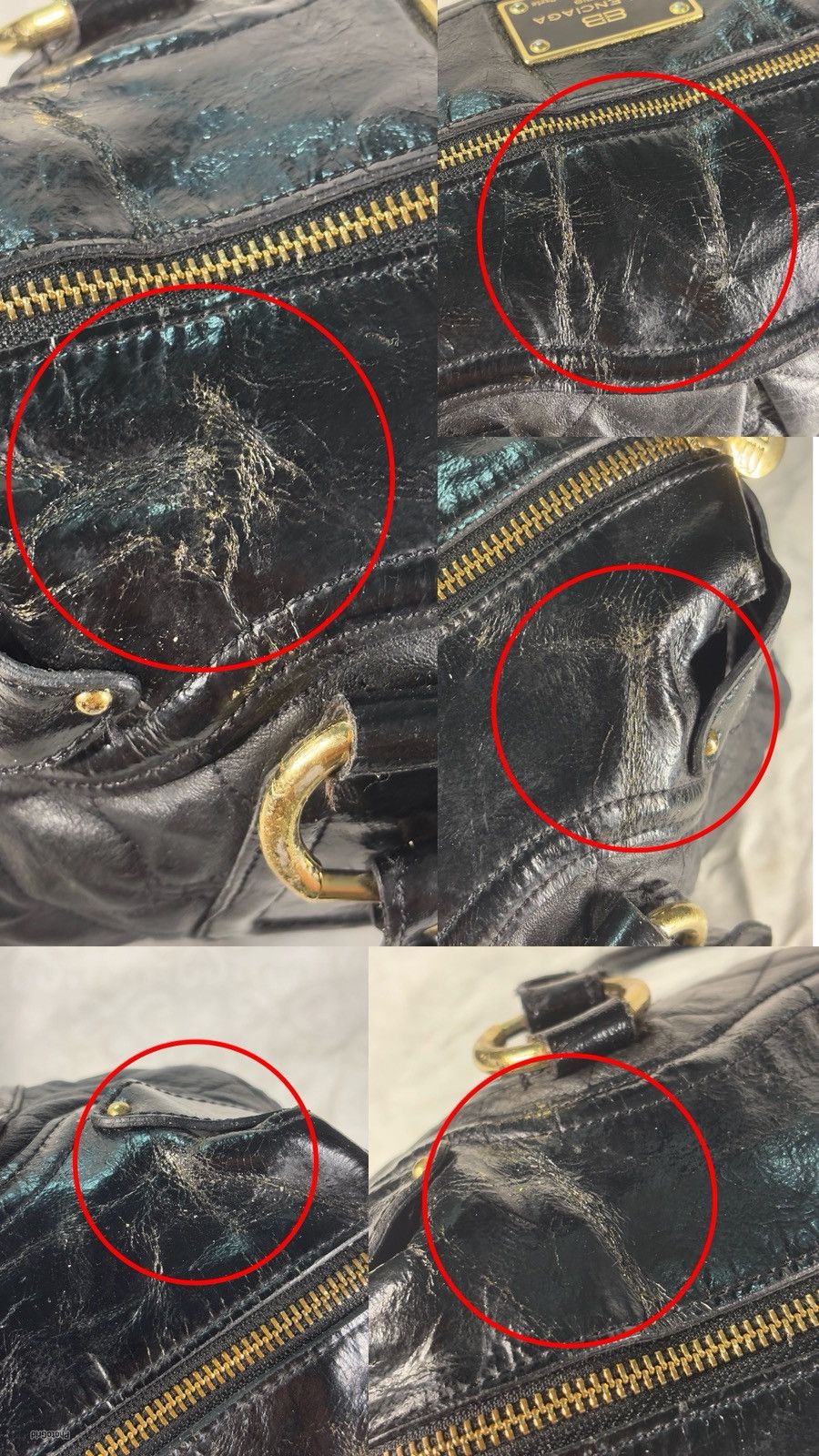Balenciaga FINAL DROP (over used) Balenciaga Tote Zipper Bag Leather Size ONE SIZE - 16 Thumbnail
