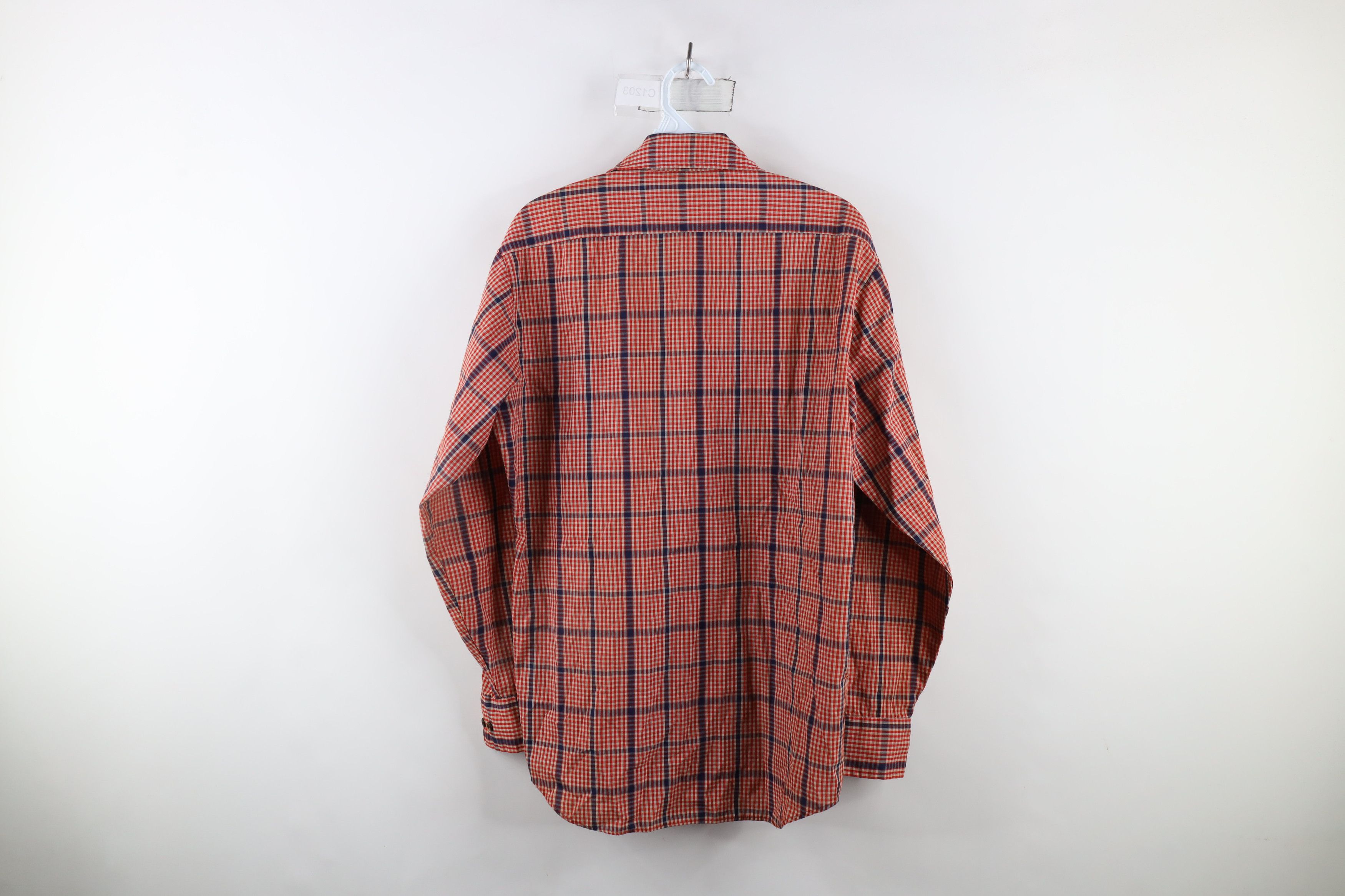 Vintage Vintage 60s 70s Streetwear Rodeo Collared Button Shirt Plaid Size US M / EU 48-50 / 2 - 8 Thumbnail