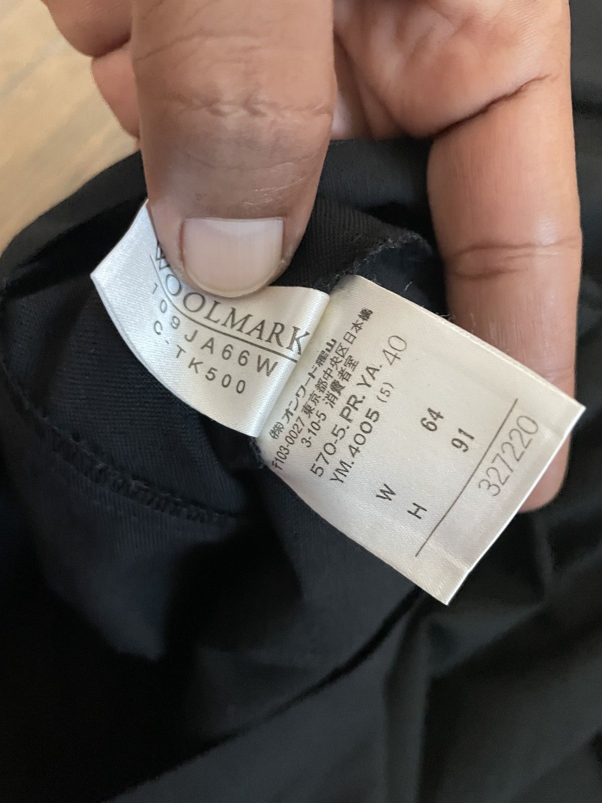 Jean Paul Gaultier Jean Paul Gaultier Black Wool Sailor Pants Wide Leg Hi Rise Size 25" / US 0 / IT 36 - 11 Thumbnail