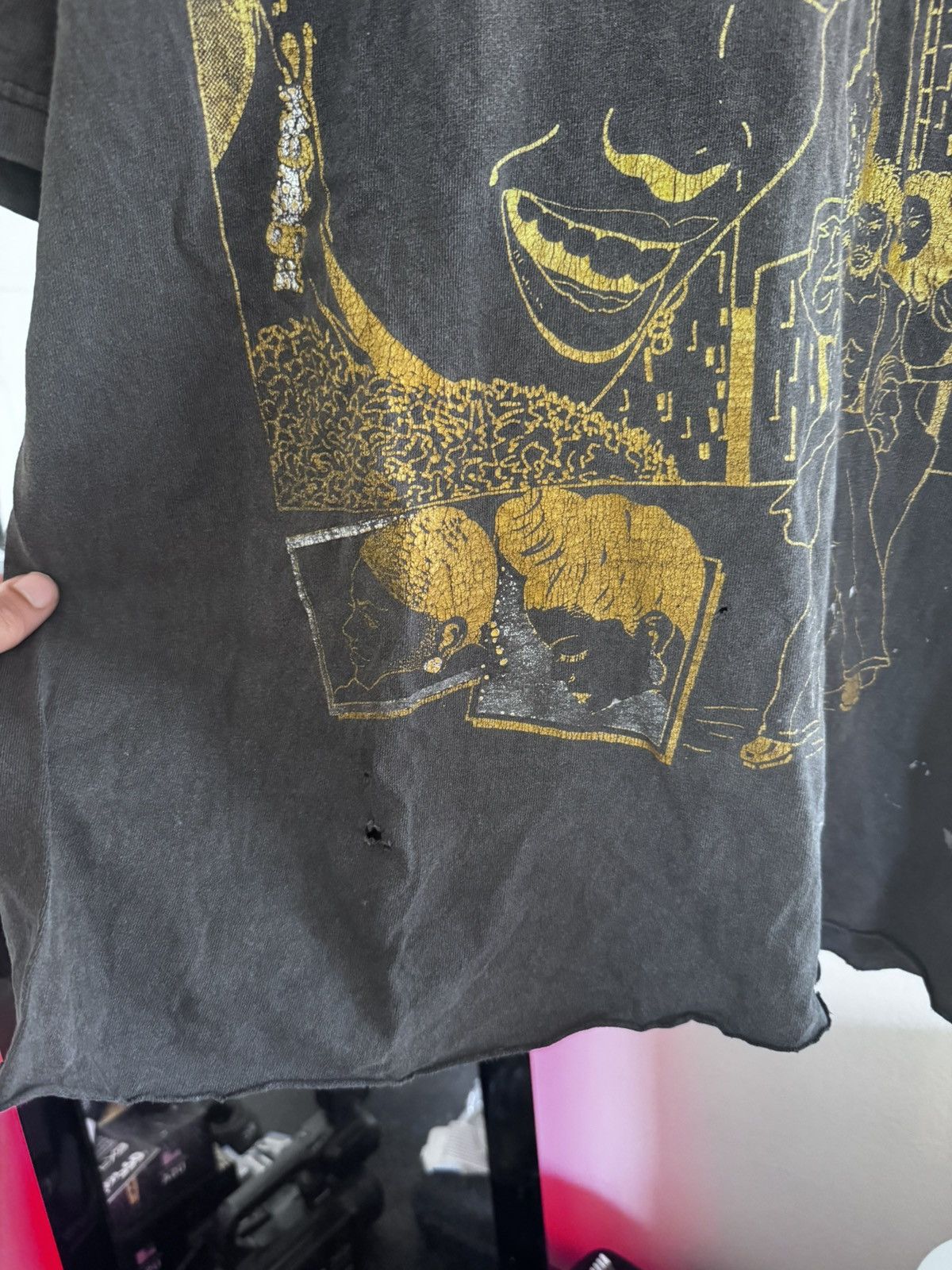 Other Vintage Black Hair Atlanta Show '98 Washed T Shirt Size US S / EU 44-46 / 1 - 7 Thumbnail