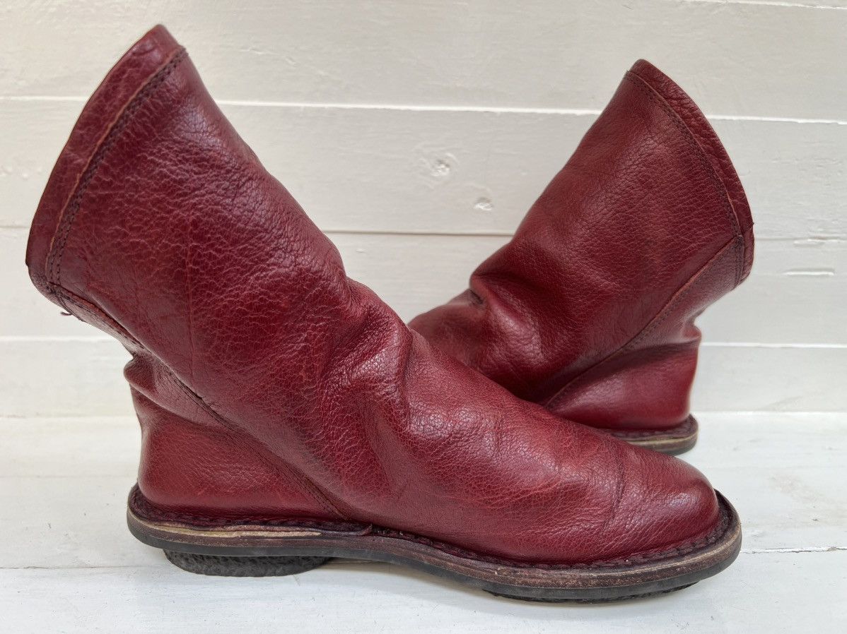 Trippen Trippen Women's Leather Red Slouch Medieval Comfort Size US 6 / IT 36 - 7 Thumbnail