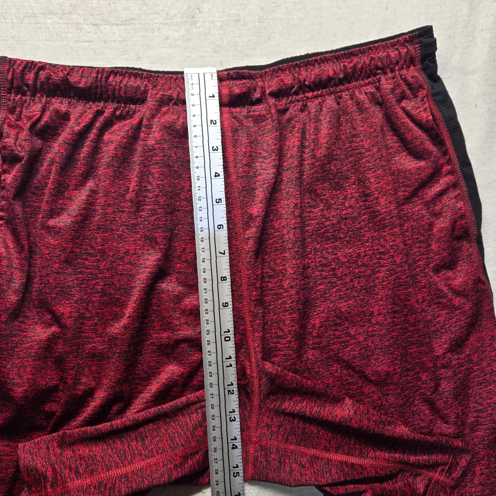 Russell Athletic Russell Athletic Red Polyester Basketball Shorts Mens L Adult Basketball Shorts Color Red Breathable Elastic Waist Easy Care Sports Shorts Size US 33 - 6 Thumbnail