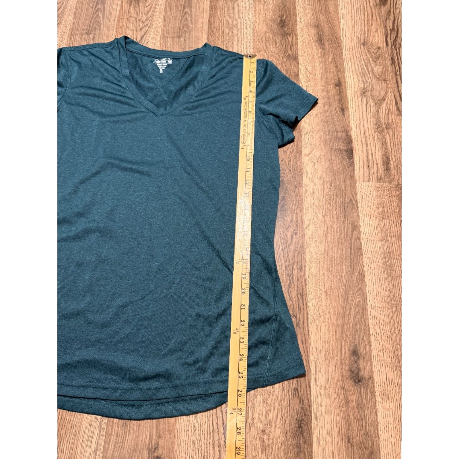 Vintage Energy Zone Shirt Women's XL Green V-neck Athletic Wear Outdoor Shirt Clothing Size XL / US 12-14 / IT 48-50 - 4 Thumbnail