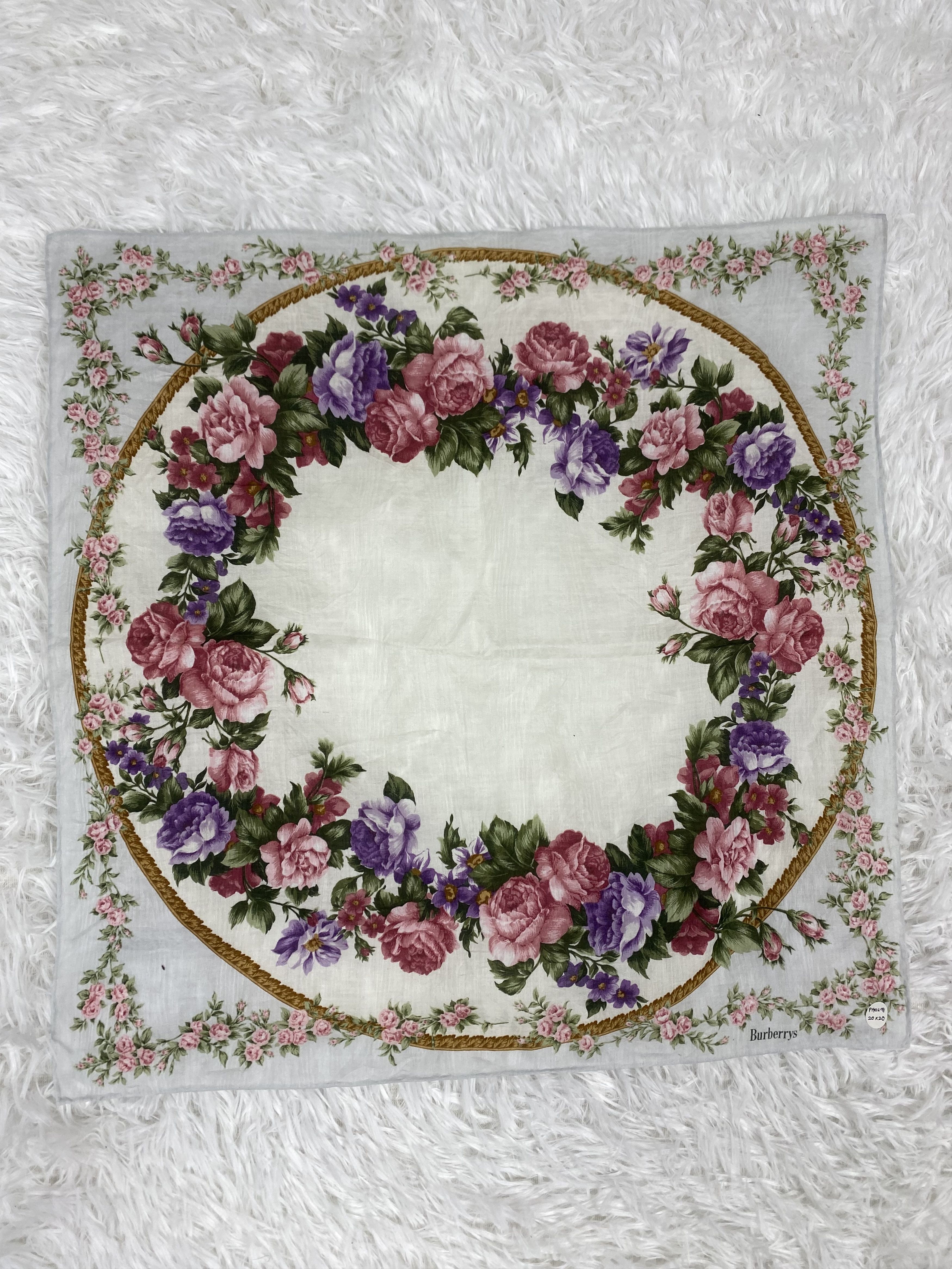 Burberry Vintage Burberry Handkerchief Neckerchief PH0291 Size ONE SIZE - 3 Thumbnail