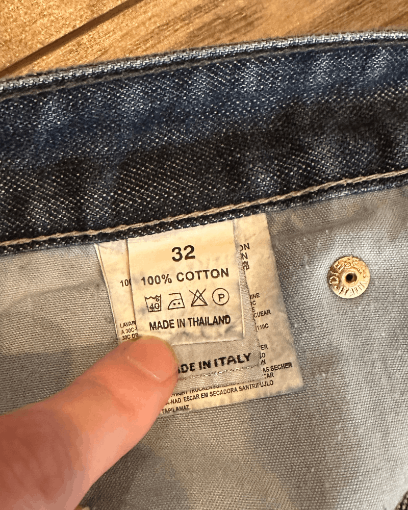 Diesel × Vintage Diesel Regular Fit Men's Blue Denim Jeans - Size 32x32 Size US 32 / EU 48 - 5 Thumbnail