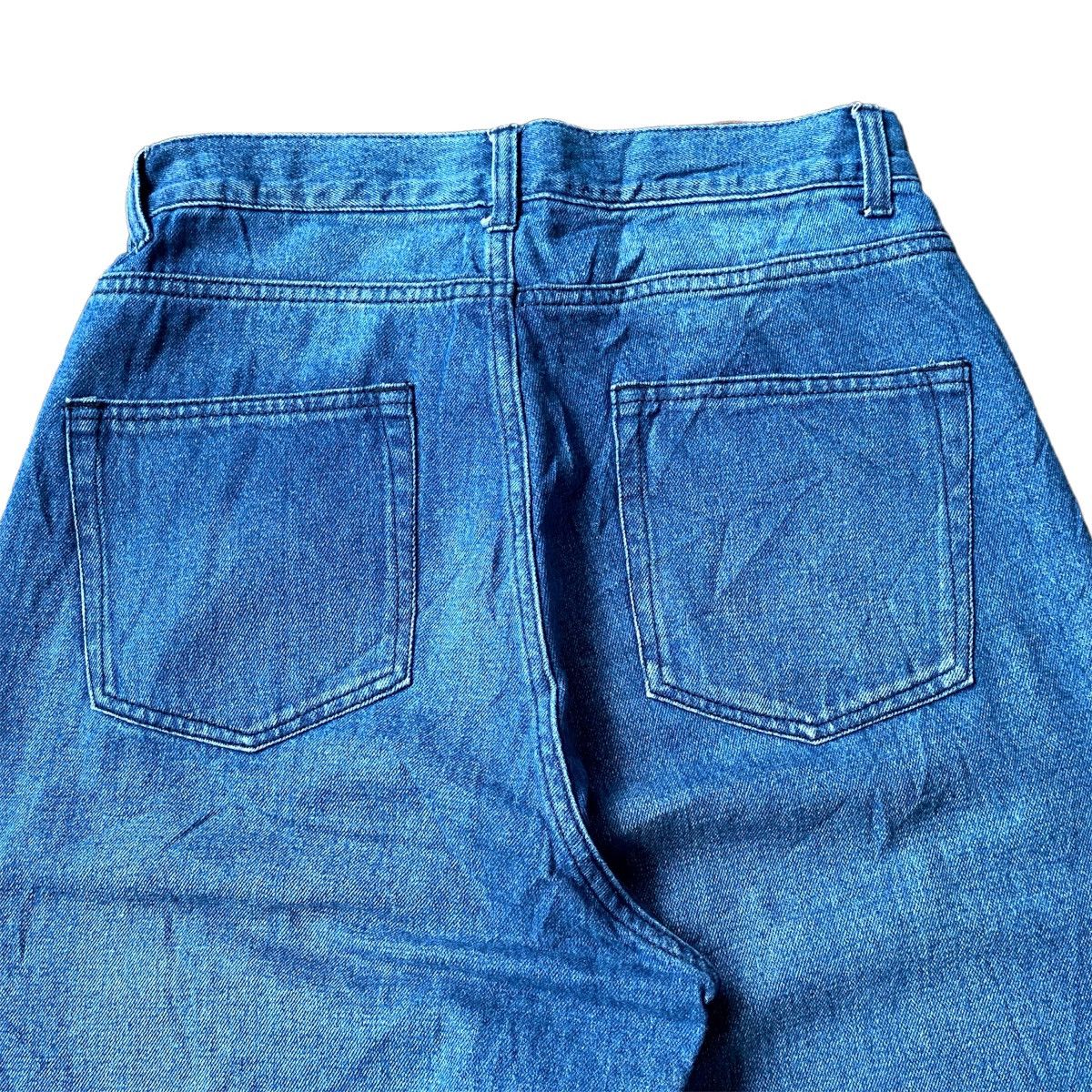 JNCO × Japanese Brand × Southpole Crazy Vintage Y2K EarthMusicElgy Wide Leg Baggy Denim Jeans Size US 27 - 4 Thumbnail