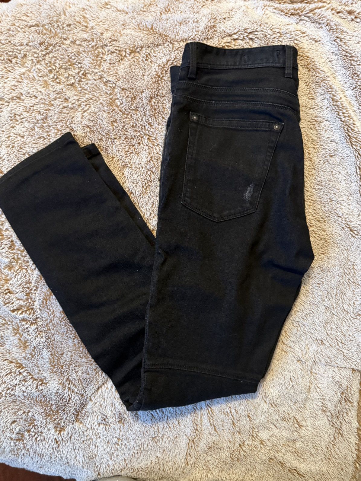 Just Cavalli Black distressed JustCavalli Jeans Size US 29 - 1 Thumbnail
