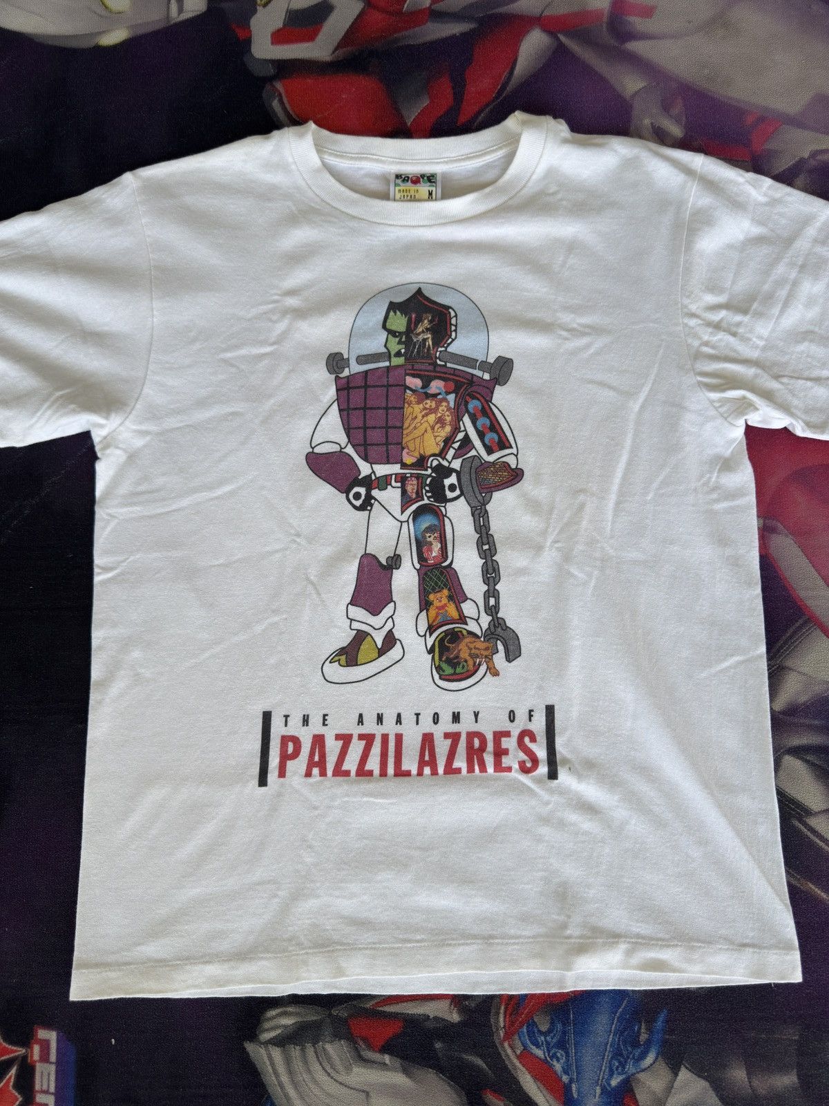Bape Bape x Nigo ERA BAPE PAZZILAZRES ANATOMY NFS Tee Size US M / EU 48-50 / 2 - 3 Thumbnail