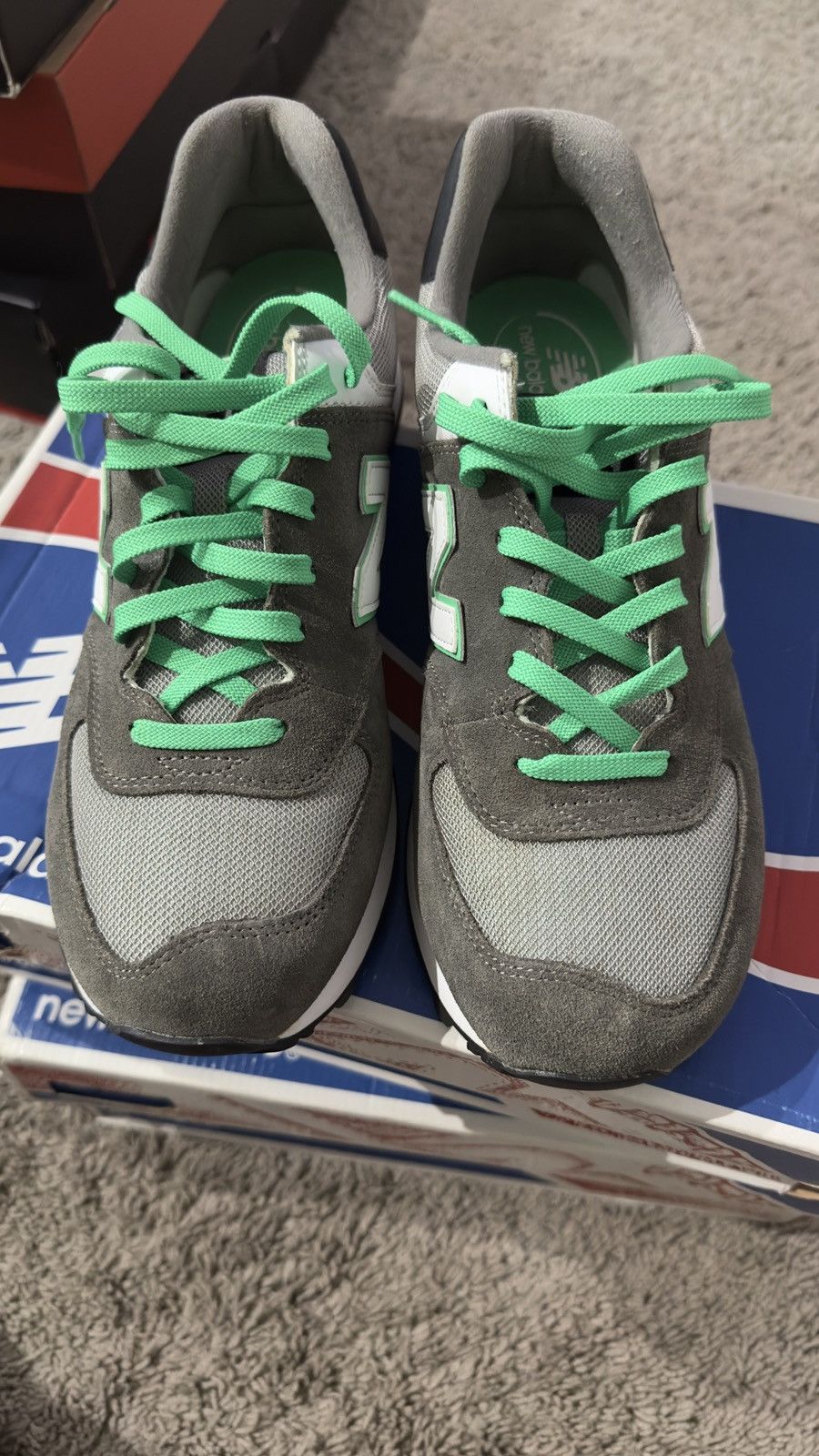 New Balance New balance 574 grey/green Size US 10 / EU 43 - 14 Thumbnail