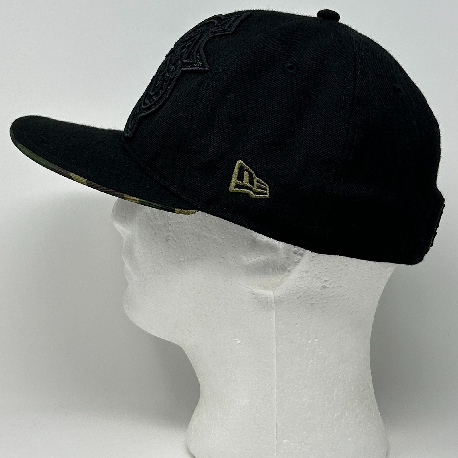 New Era St Louis Cardinals Hat Baseball Cap Army Camo Black 7 3/8 Size ONE SIZE - 6 Thumbnail