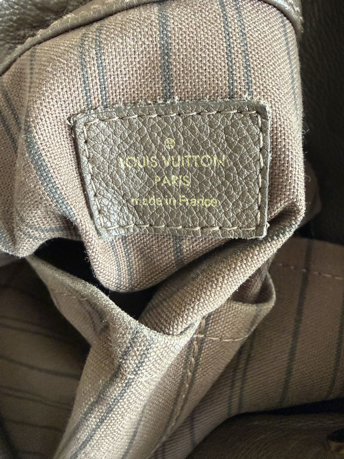 Louis Vuitton Louis Vuitton Empreinte Leather Hobo Bag Brown Taupe Large Size ONE SIZE - 7 Thumbnail