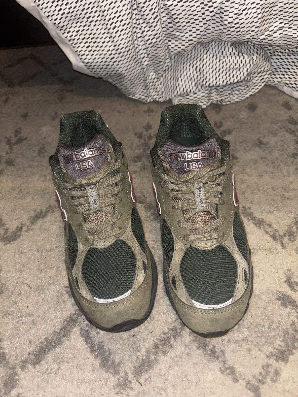 New Balance New Balance 990v3 MiUSA Teddy Santis Green Purple Size US 10 / EU 43 - 4 Thumbnail