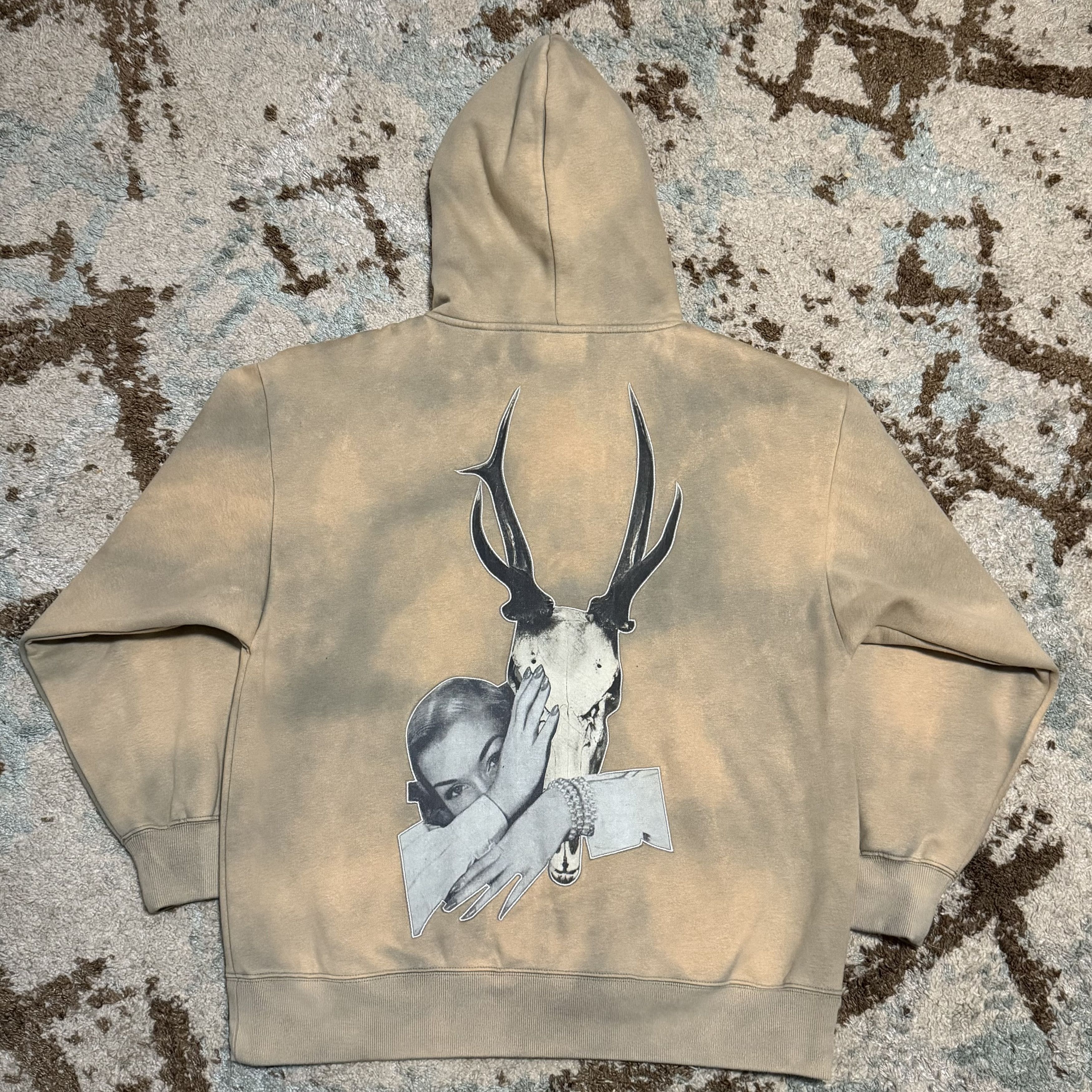 Pleasures Pleasures Gospel Zip Hoodie Size Large Beige/Green Size US L / EU 52-54 / 3 - 1 Thumbnail
