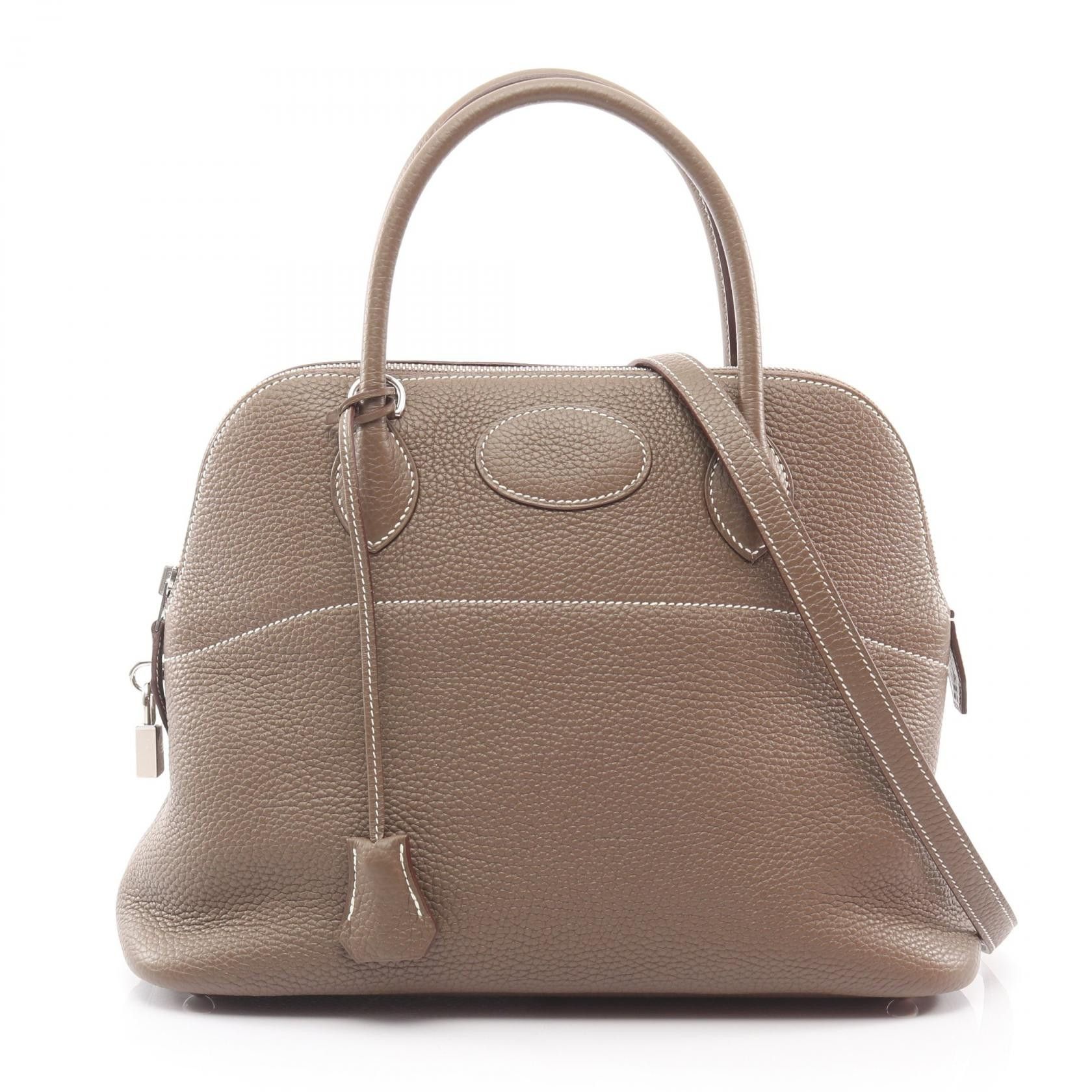Hermes Hermes Hermes Bolide31 Calfskin Handbag Leather Handbag T DUTY FREE for USA Size ONE SIZE - 1 Thumbnail